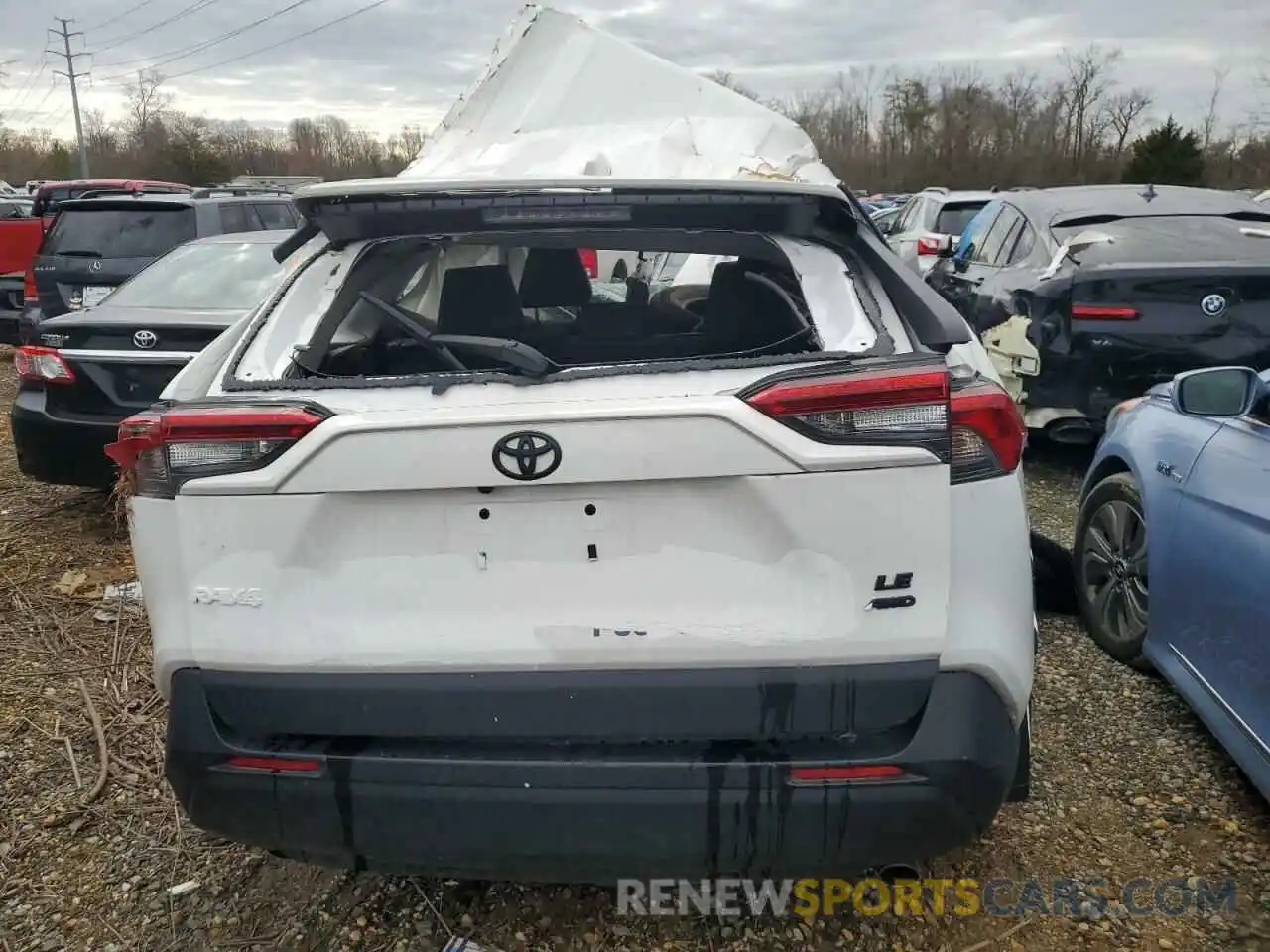 6 Photograph of a damaged car 2T3G1RFV5NW297496 TOYOTA RAV4 2022