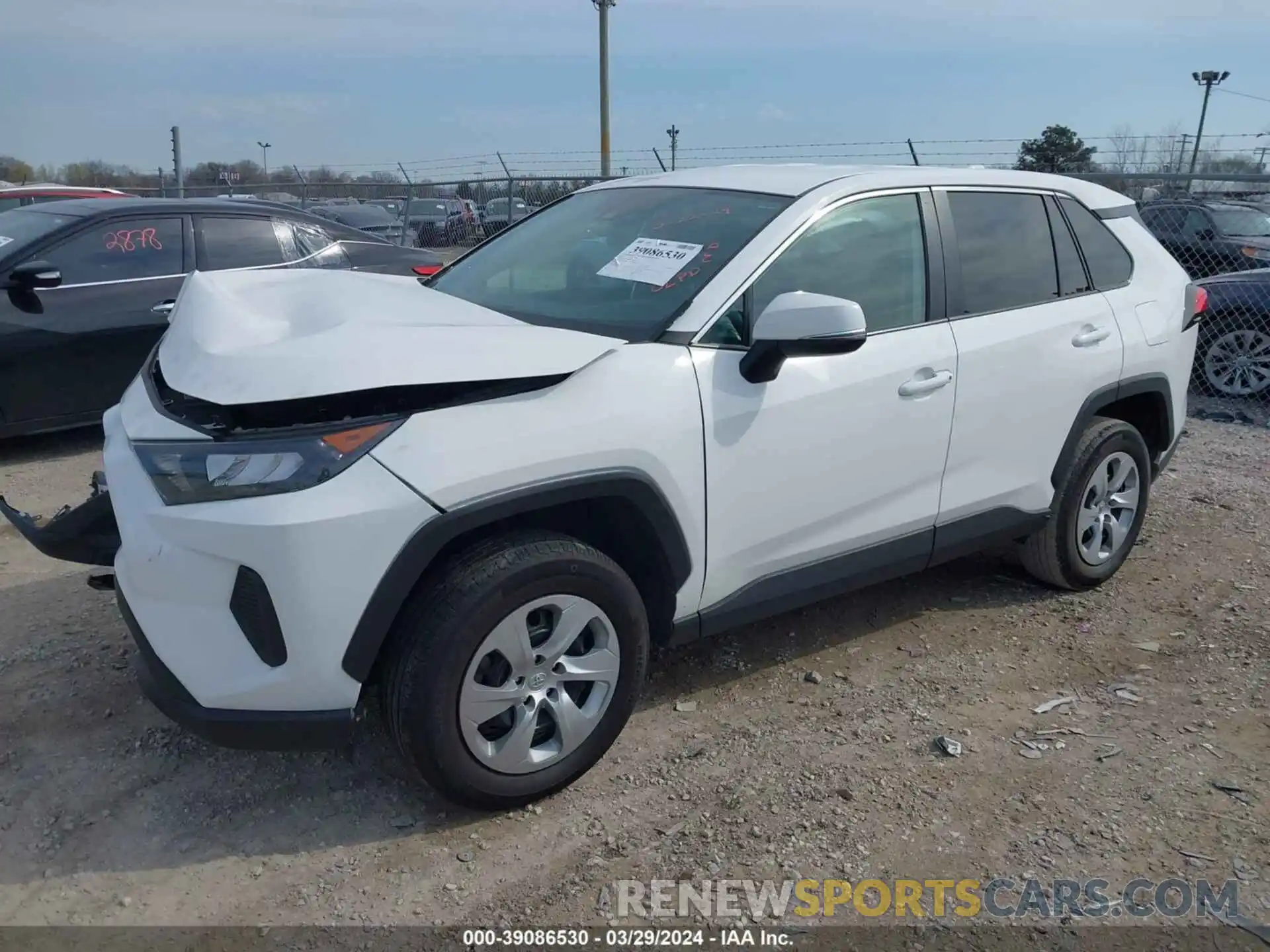 2 Photograph of a damaged car 2T3G1RFV5NW308464 TOYOTA RAV4 2022