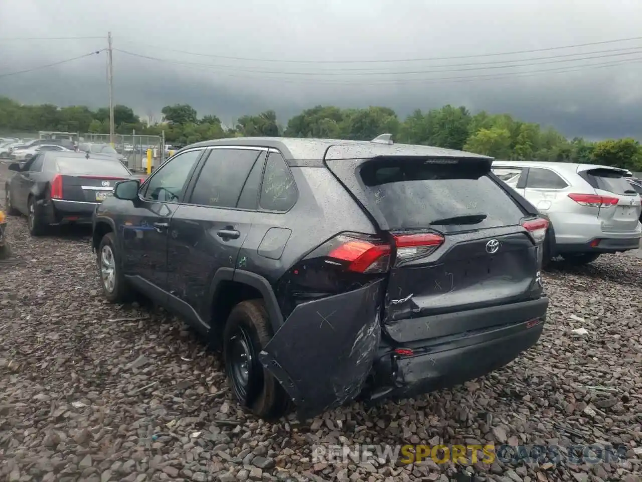 3 Photograph of a damaged car 2T3G1RFV6NW277323 TOYOTA RAV4 2022