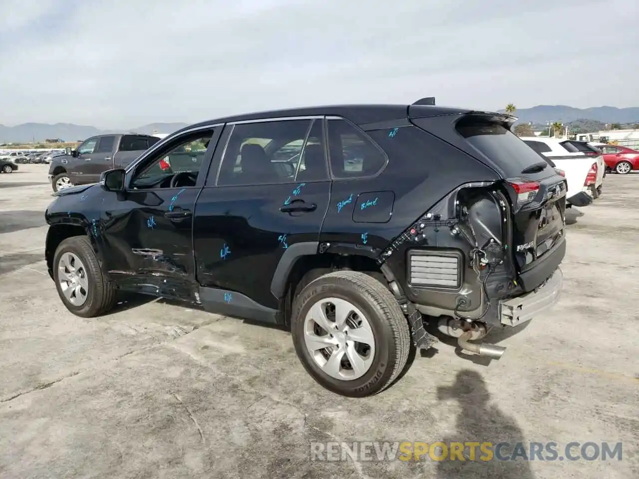 2 Photograph of a damaged car 2T3G1RFV7NC266431 TOYOTA RAV4 2022