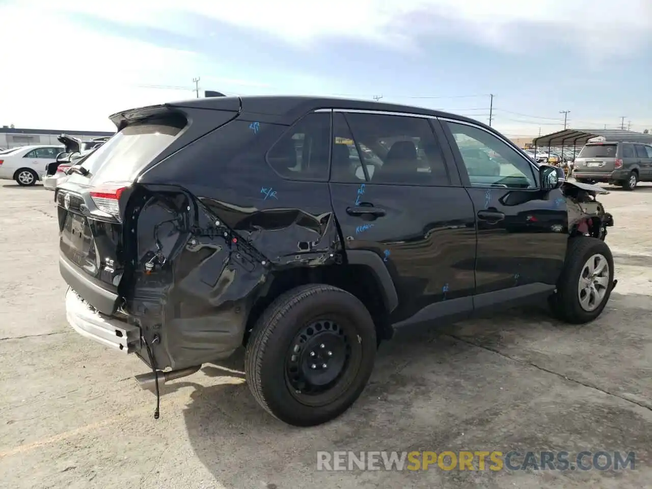 3 Photograph of a damaged car 2T3G1RFV7NC266431 TOYOTA RAV4 2022