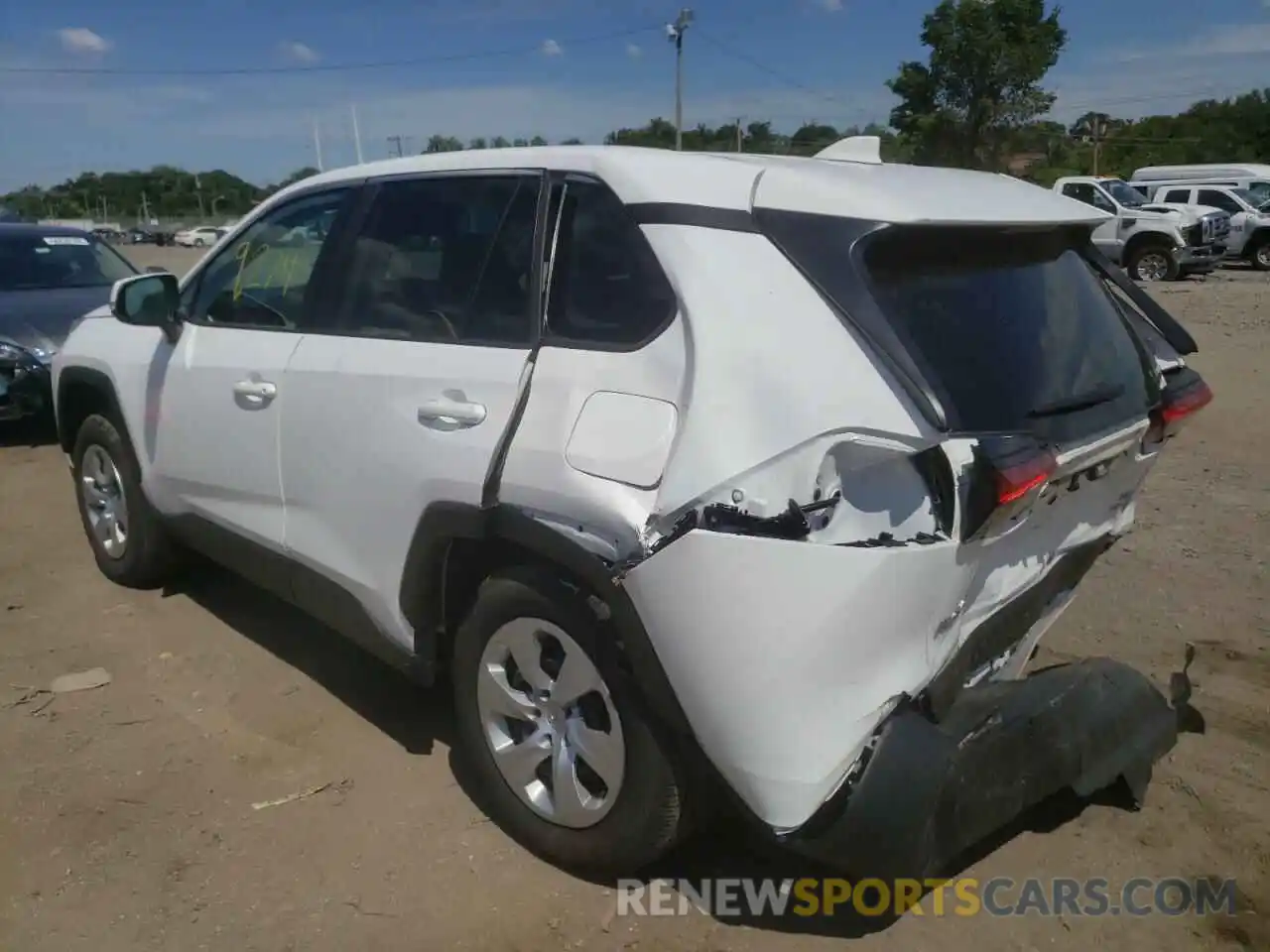 3 Photograph of a damaged car 2T3G1RFV8NC262307 TOYOTA RAV4 2022