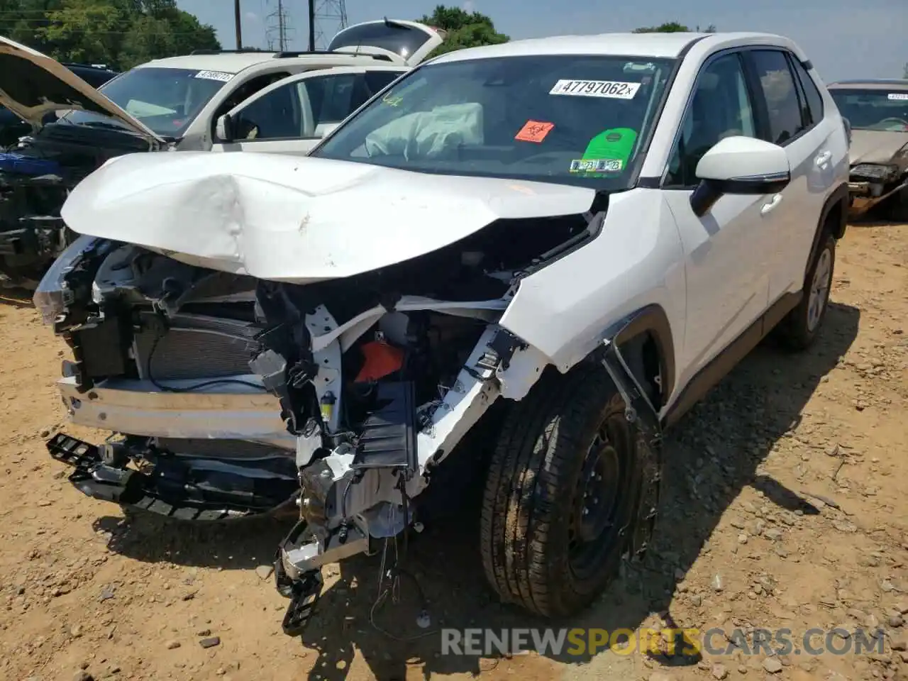 2 Photograph of a damaged car 2T3G1RFV9NC267984 TOYOTA RAV4 2022