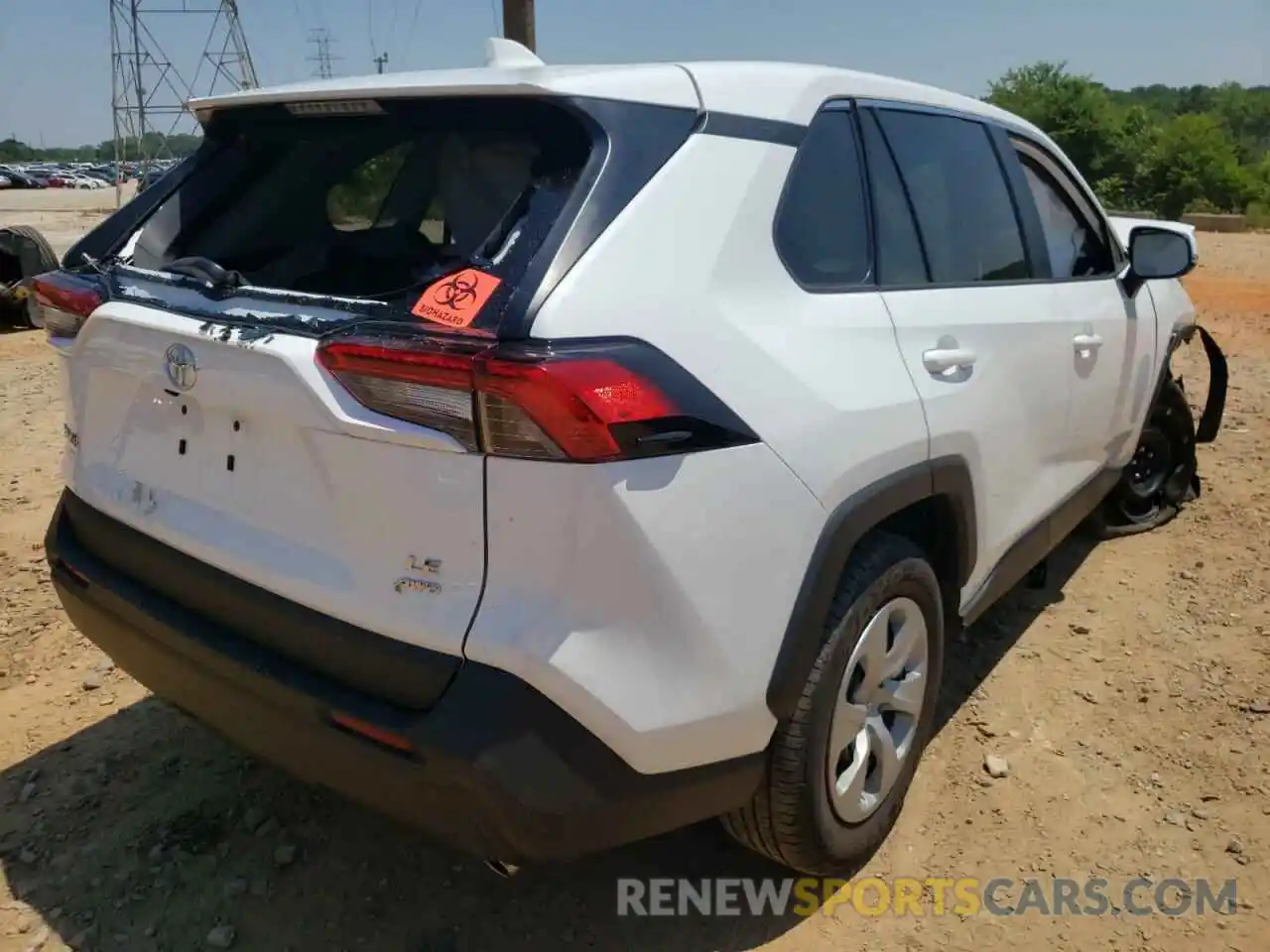 4 Photograph of a damaged car 2T3G1RFV9NC267984 TOYOTA RAV4 2022