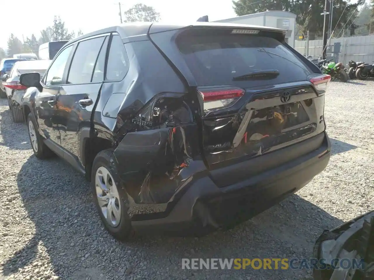 3 Photograph of a damaged car 2T3G1RFV9NC270724 TOYOTA RAV4 2022