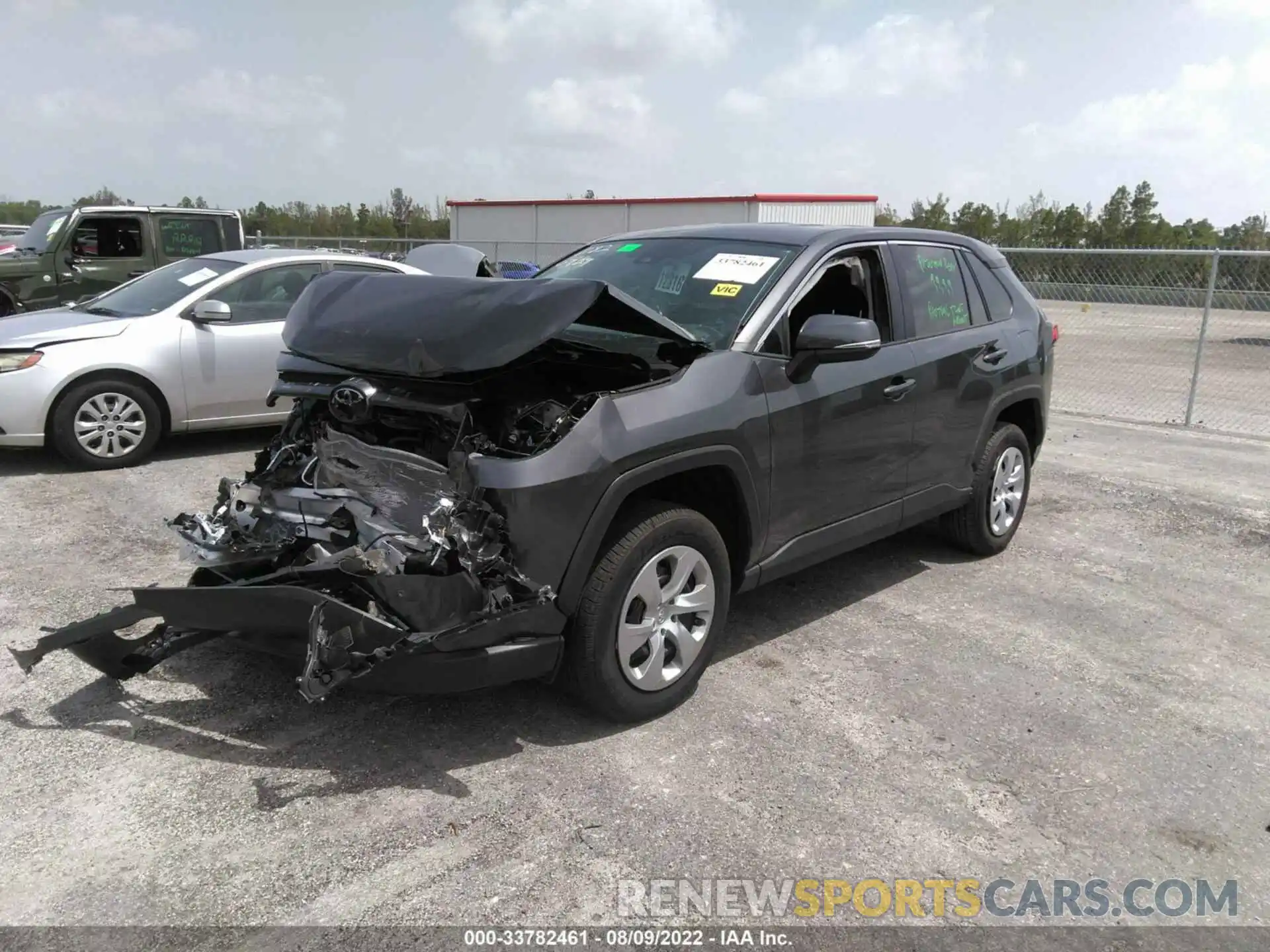 2 Photograph of a damaged car 2T3G1RFVXNC281182 TOYOTA RAV4 2022