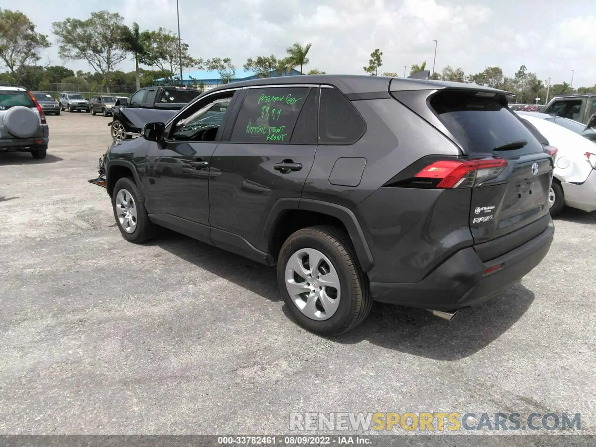 3 Photograph of a damaged car 2T3G1RFVXNC281182 TOYOTA RAV4 2022