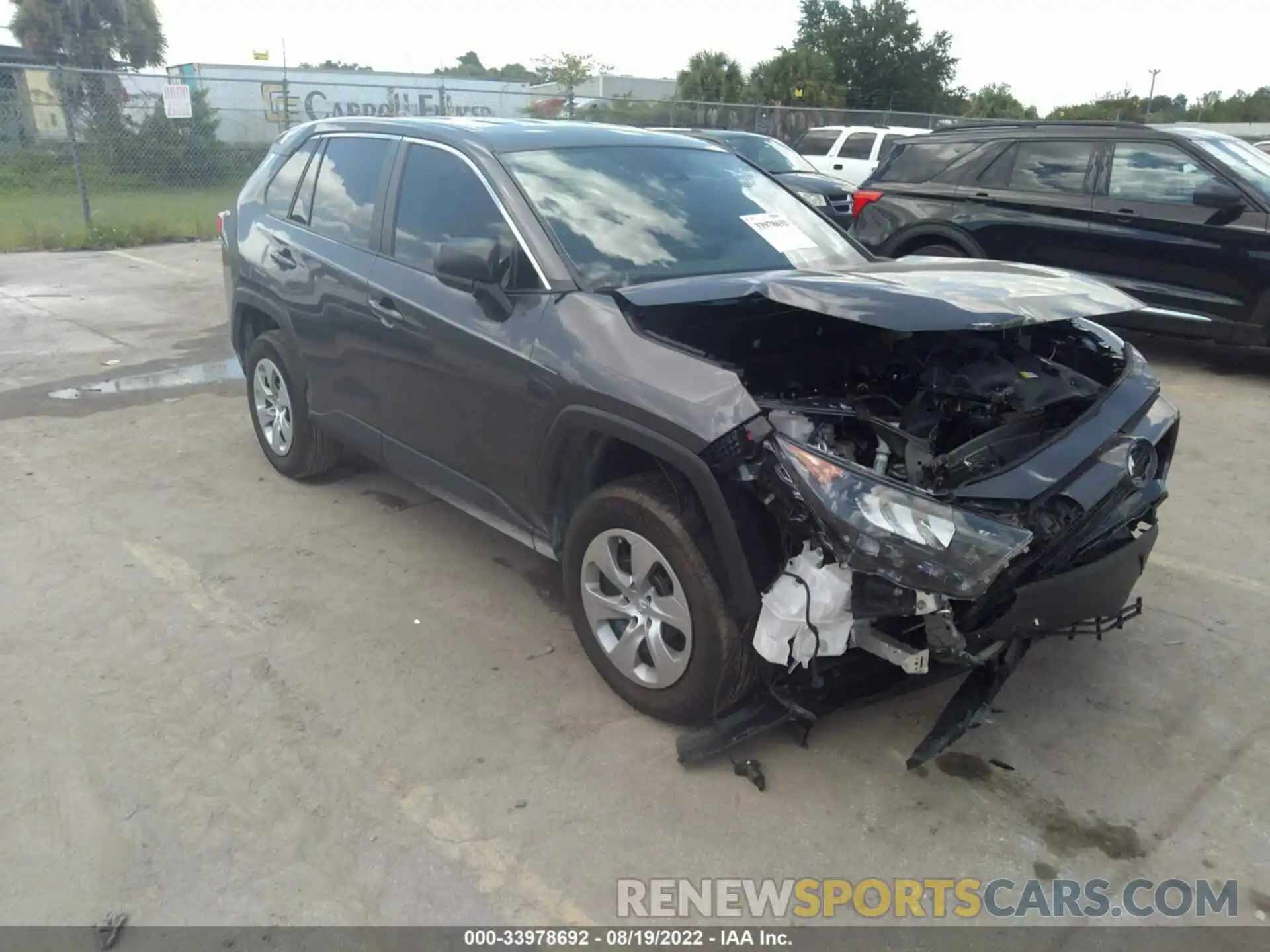 1 Photograph of a damaged car 2T3H1RFV0NW202489 TOYOTA RAV4 2022