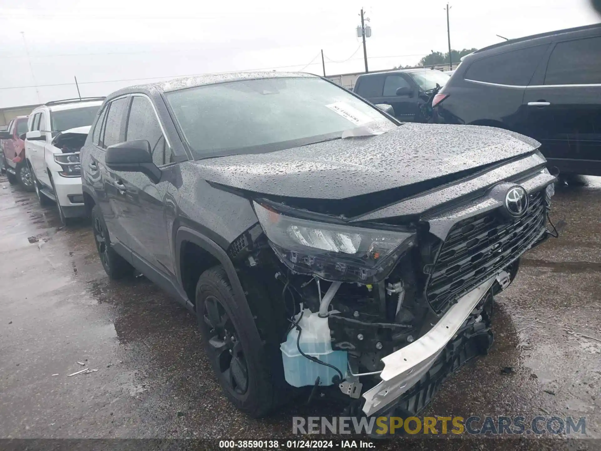 1 Photograph of a damaged car 2T3H1RFV0NW216554 TOYOTA RAV4 2022