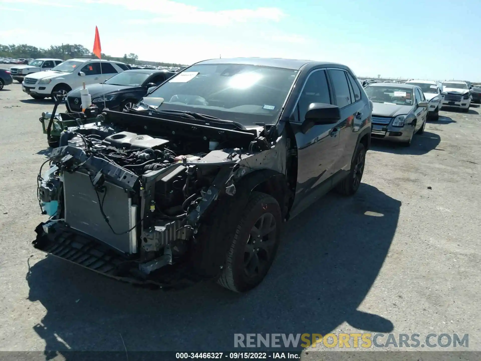 2 Photograph of a damaged car 2T3H1RFV1NC178592 TOYOTA RAV4 2022