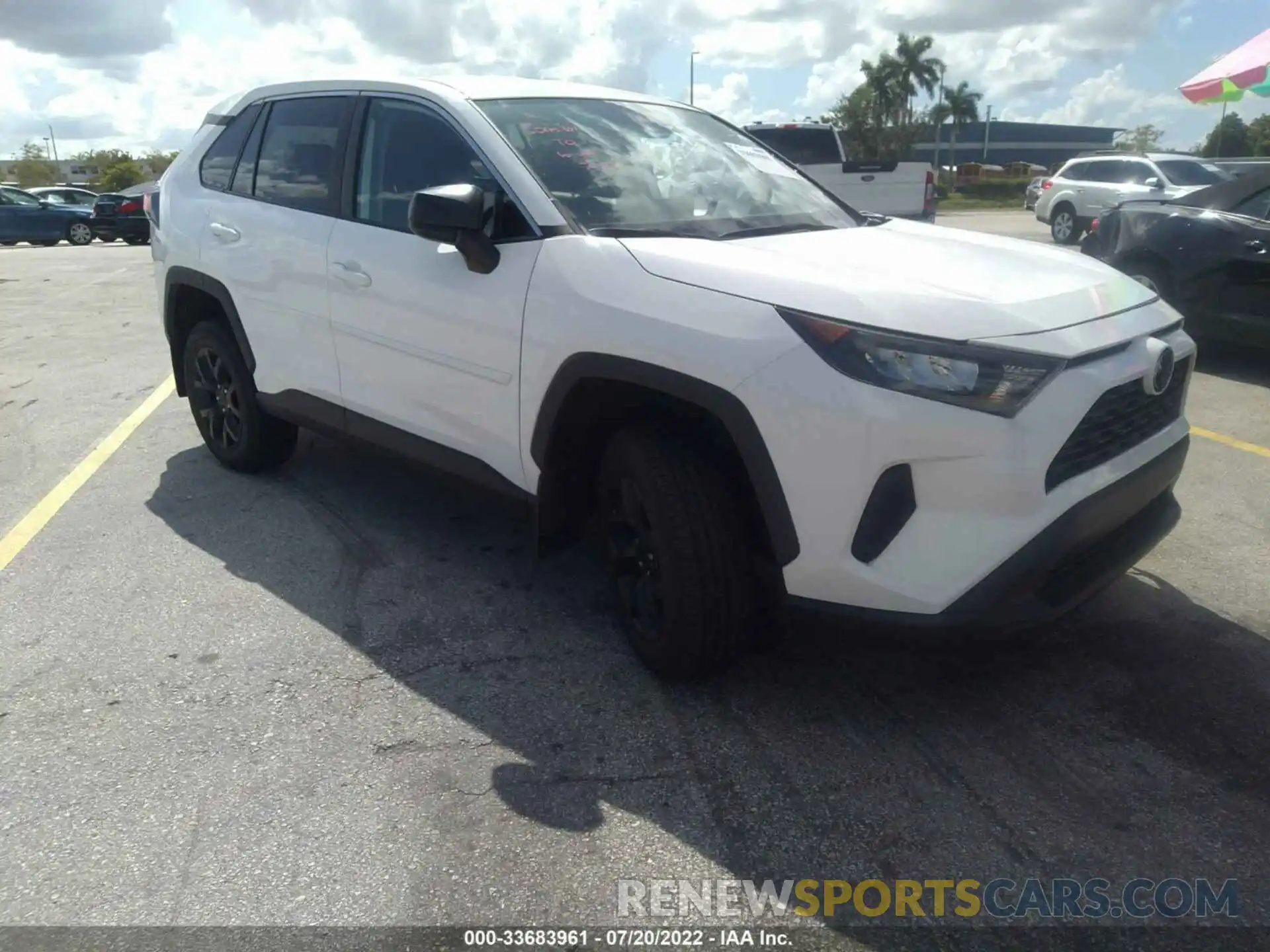 1 Photograph of a damaged car 2T3H1RFV1NC186787 TOYOTA RAV4 2022