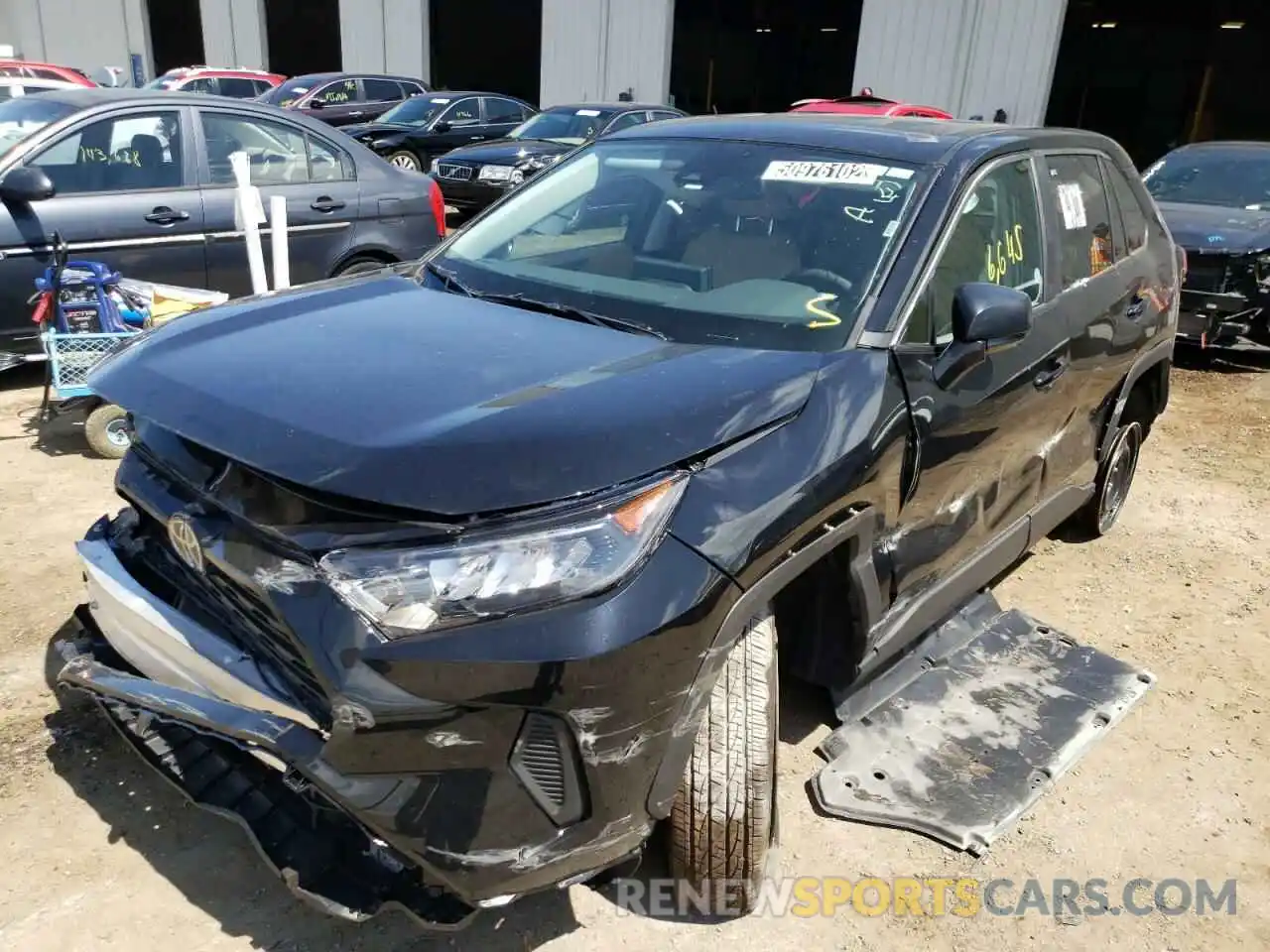 2 Photograph of a damaged car 2T3H1RFV1NW190241 TOYOTA RAV4 2022