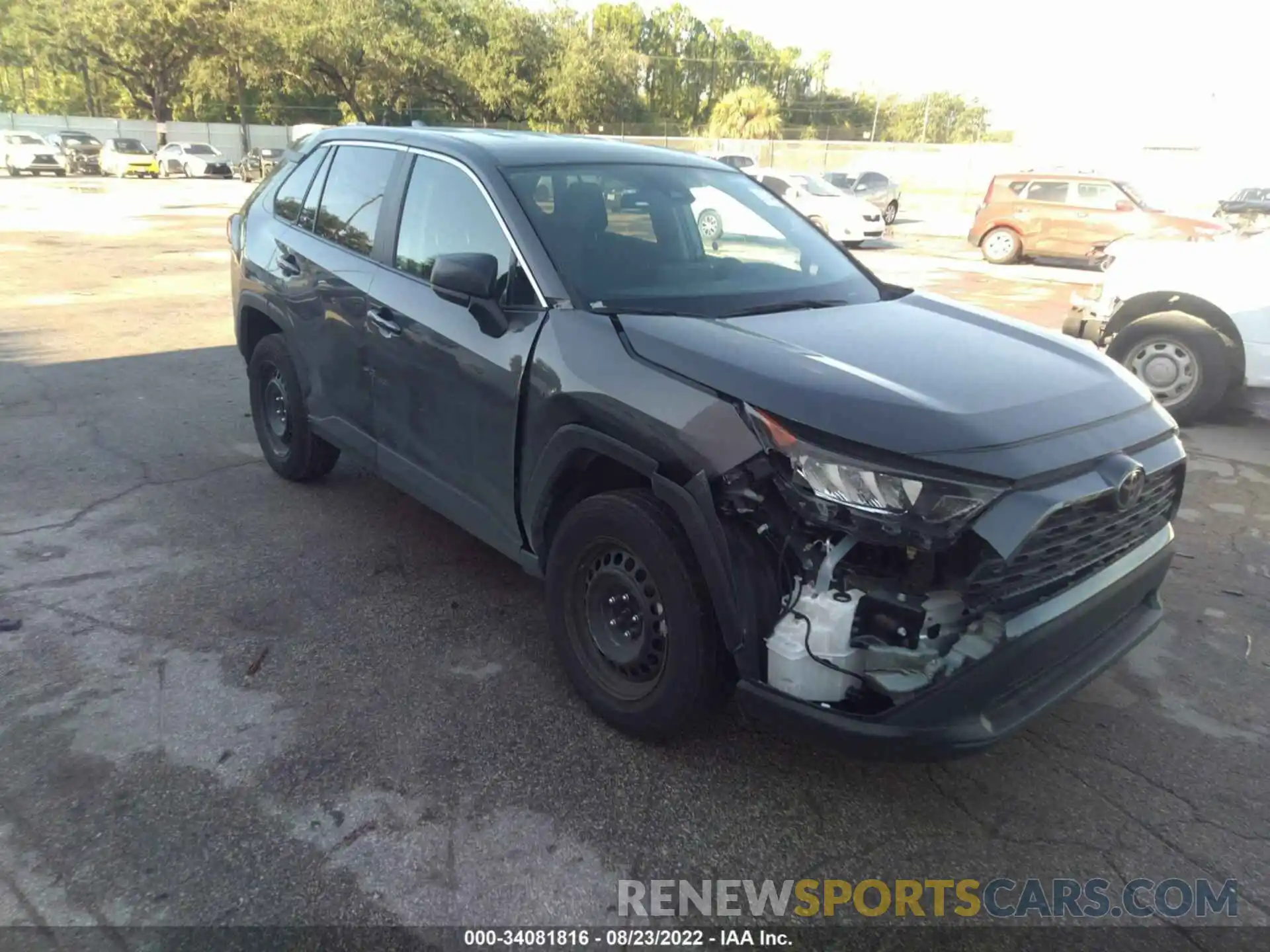 1 Photograph of a damaged car 2T3H1RFV2NW189065 TOYOTA RAV4 2022