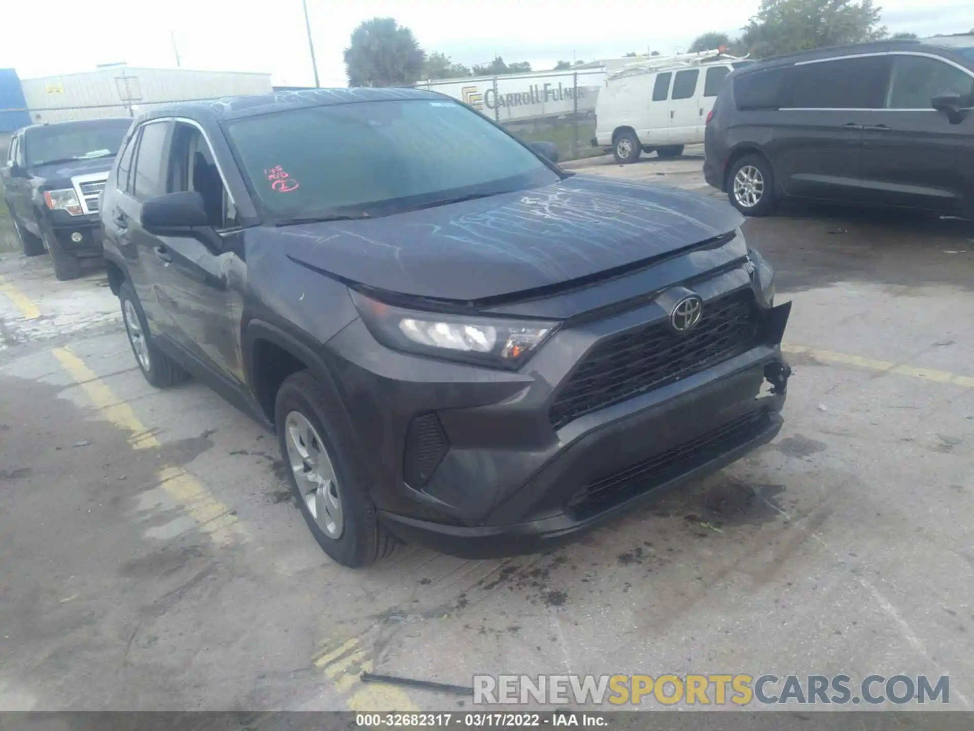 1 Photograph of a damaged car 2T3H1RFV2NW189454 TOYOTA RAV4 2022