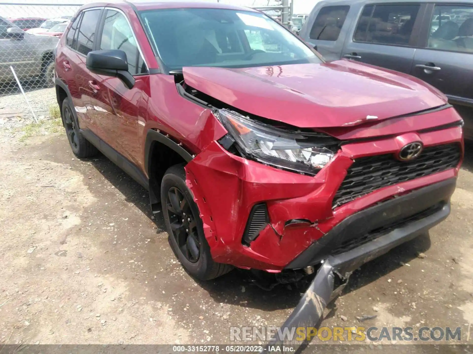 1 Photograph of a damaged car 2T3H1RFV2NW189762 TOYOTA RAV4 2022