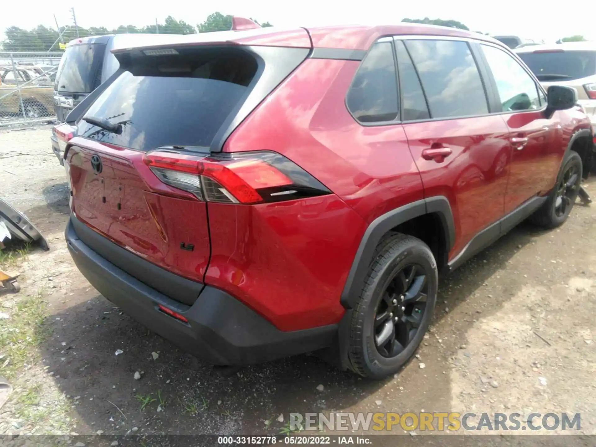 4 Фотография поврежденного автомобиля 2T3H1RFV2NW189762 TOYOTA RAV4 2022