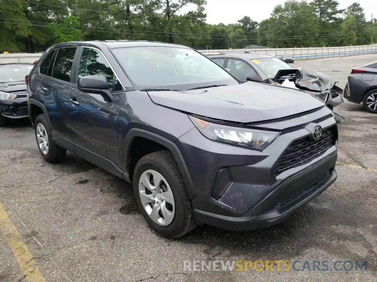 1 Photograph of a damaged car 2T3H1RFV2NW191317 TOYOTA RAV4 2022