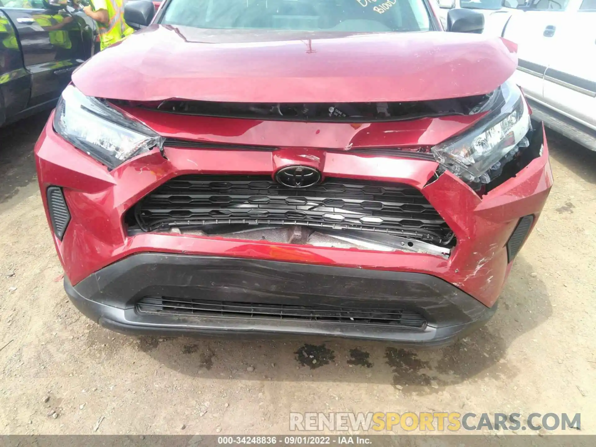 6 Photograph of a damaged car 2T3H1RFV2NW201599 TOYOTA RAV4 2022