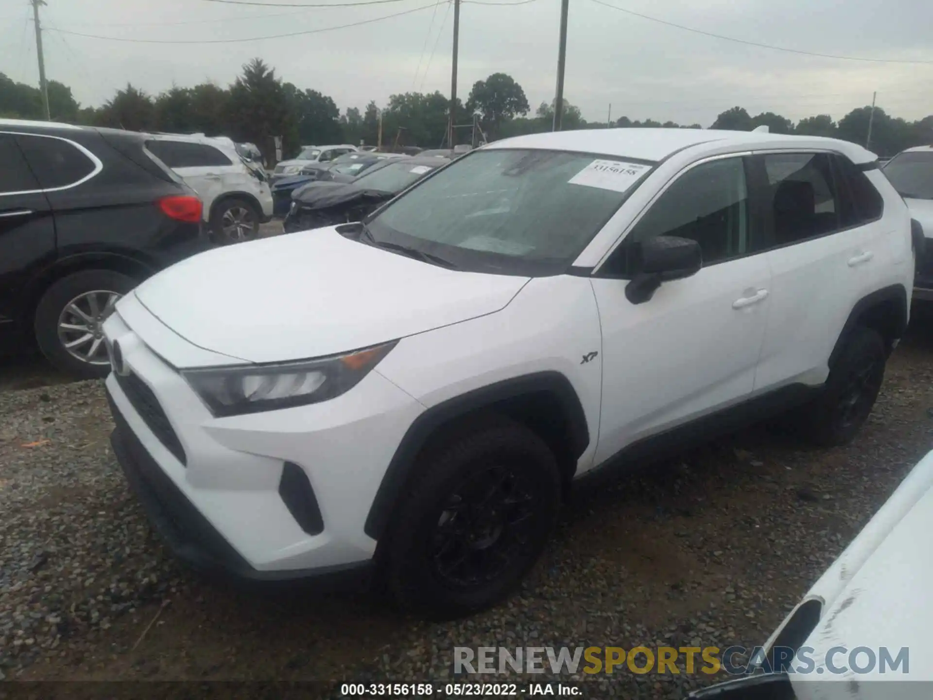 2 Photograph of a damaged car 2T3H1RFV3NC183664 TOYOTA RAV4 2022