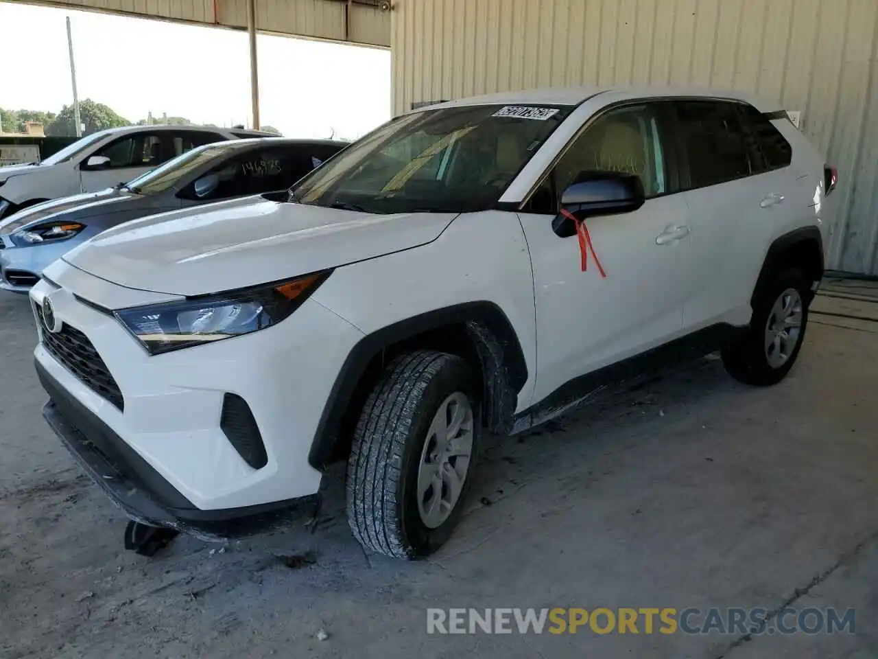 1 Photograph of a damaged car 2T3H1RFV3NW186501 TOYOTA RAV4 2022