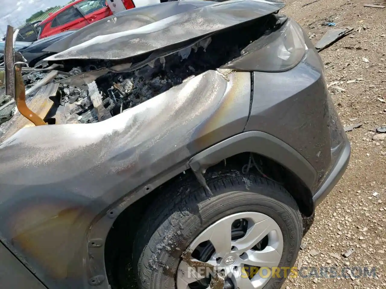 9 Photograph of a damaged car 2T3H1RFV3NW200221 TOYOTA RAV4 2022