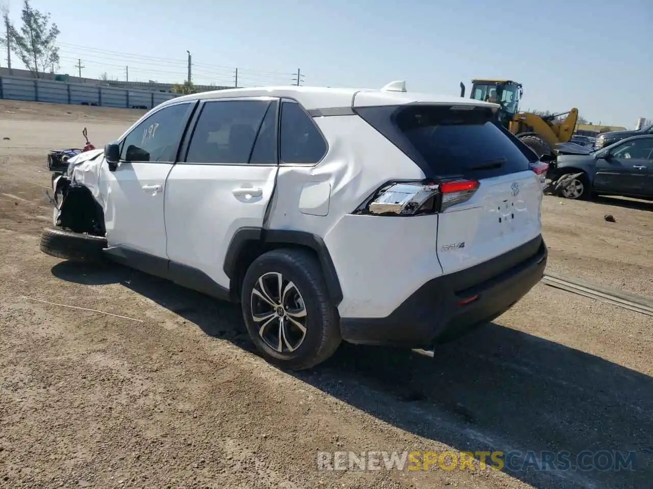 3 Фотография поврежденного автомобиля 2T3H1RFV4NC184158 TOYOTA RAV4 2022