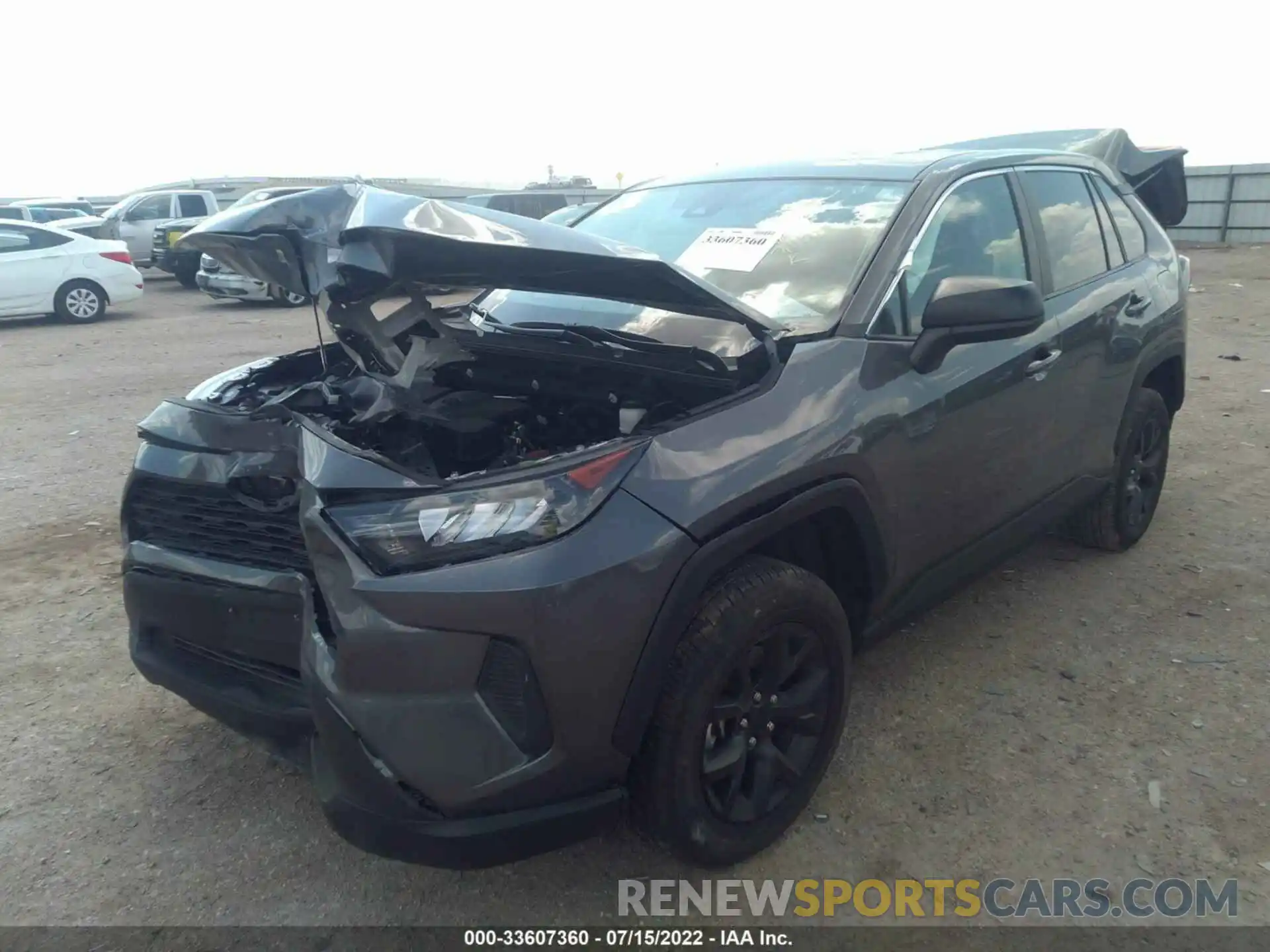 2 Фотография поврежденного автомобиля 2T3H1RFV5NC173816 TOYOTA RAV4 2022