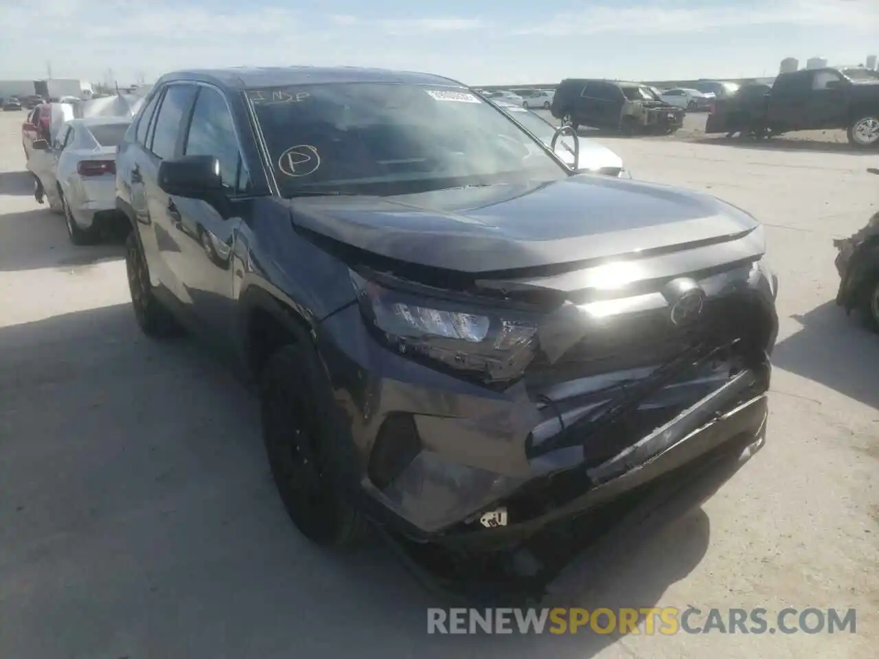 1 Photograph of a damaged car 2T3H1RFV5NC177803 TOYOTA RAV4 2022