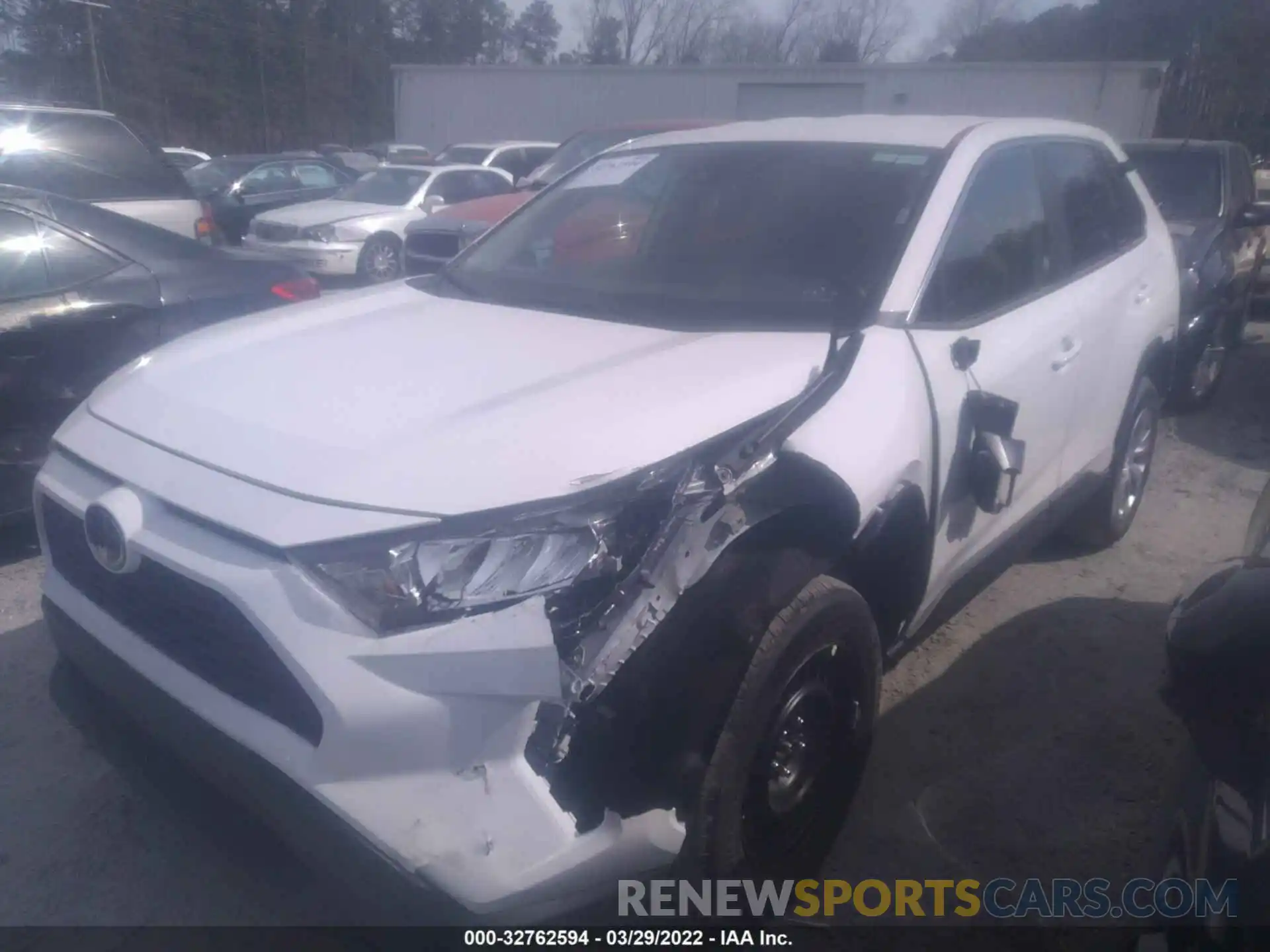 2 Photograph of a damaged car 2T3H1RFV5NW189481 TOYOTA RAV4 2022