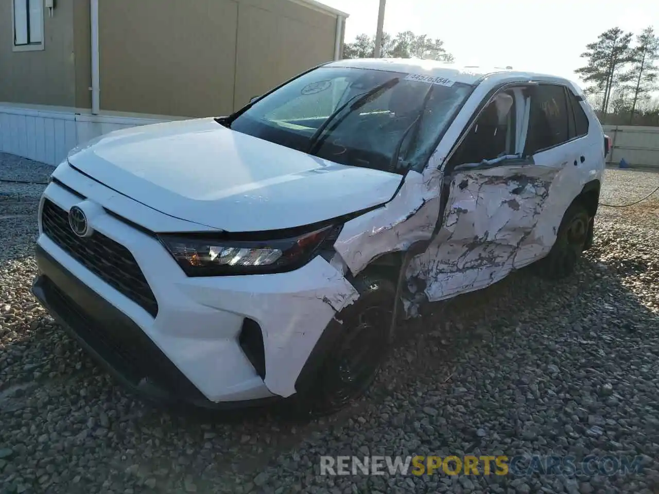 1 Photograph of a damaged car 2T3H1RFV6NC175767 TOYOTA RAV4 2022