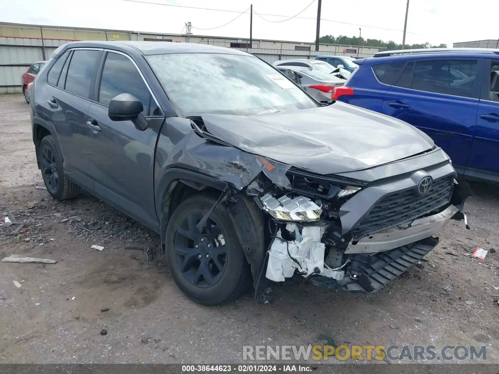 1 Photograph of a damaged car 2T3H1RFV6NC202076 TOYOTA RAV4 2022