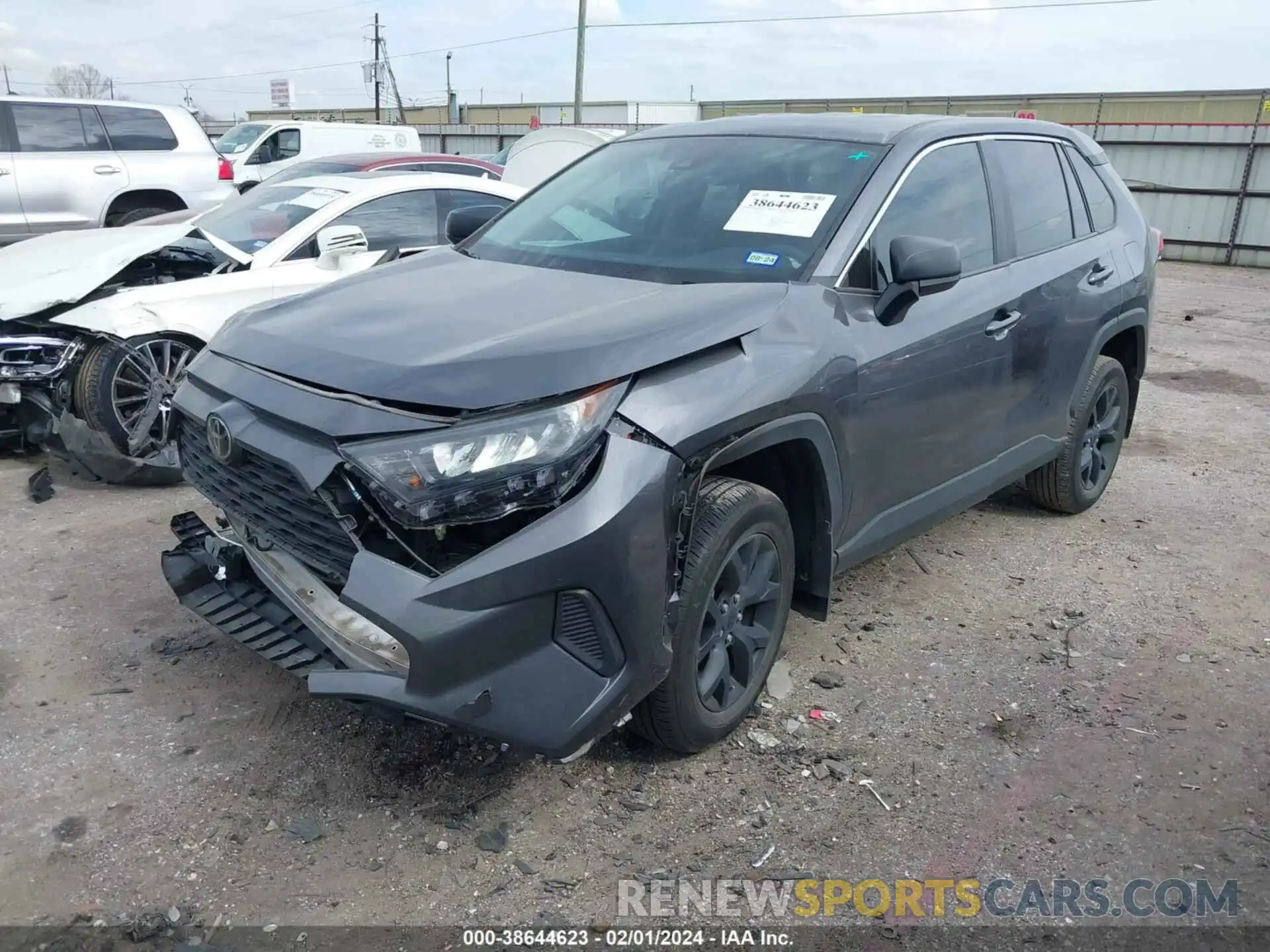 2 Photograph of a damaged car 2T3H1RFV6NC202076 TOYOTA RAV4 2022