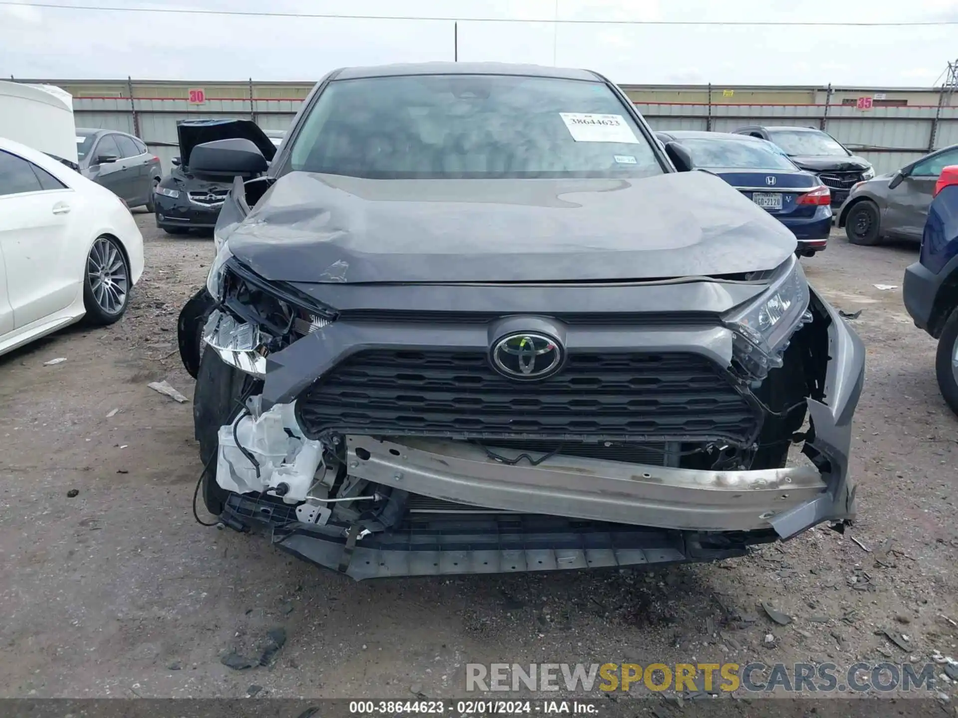 6 Photograph of a damaged car 2T3H1RFV6NC202076 TOYOTA RAV4 2022