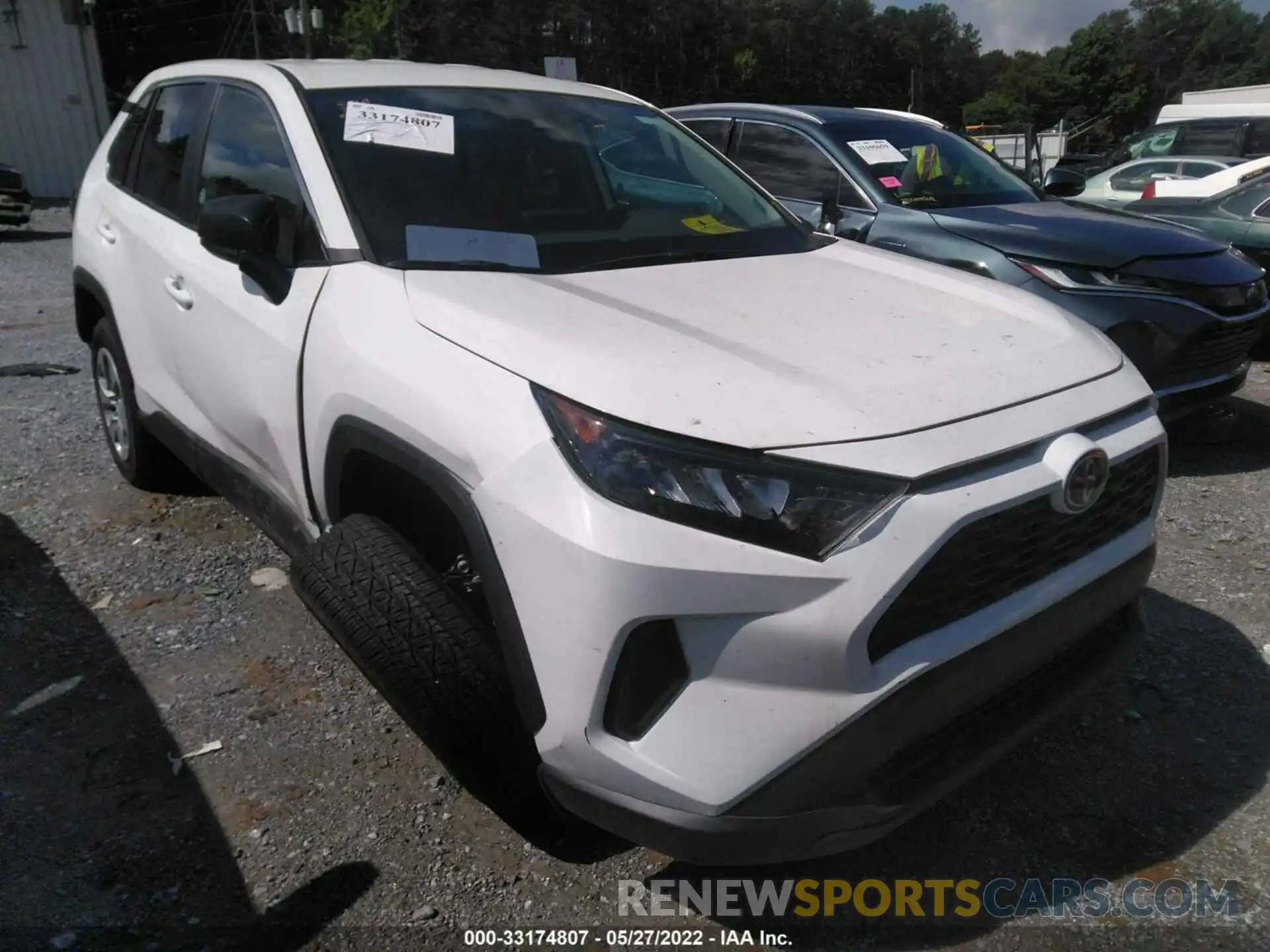 1 Photograph of a damaged car 2T3H1RFV6NW188646 TOYOTA RAV4 2022