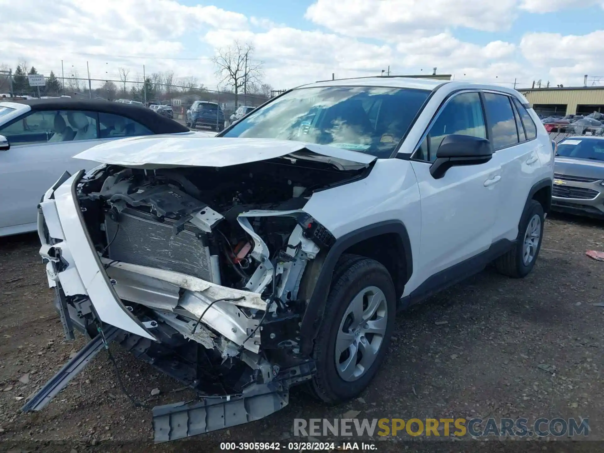 2 Photograph of a damaged car 2T3H1RFV7NC184879 TOYOTA RAV4 2022