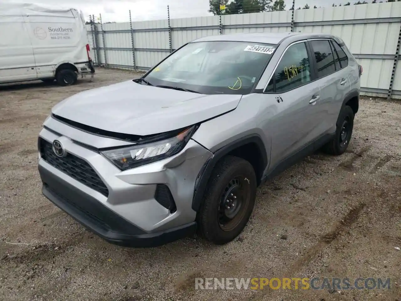 2 Photograph of a damaged car 2T3H1RFV9NW188852 TOYOTA RAV4 2022