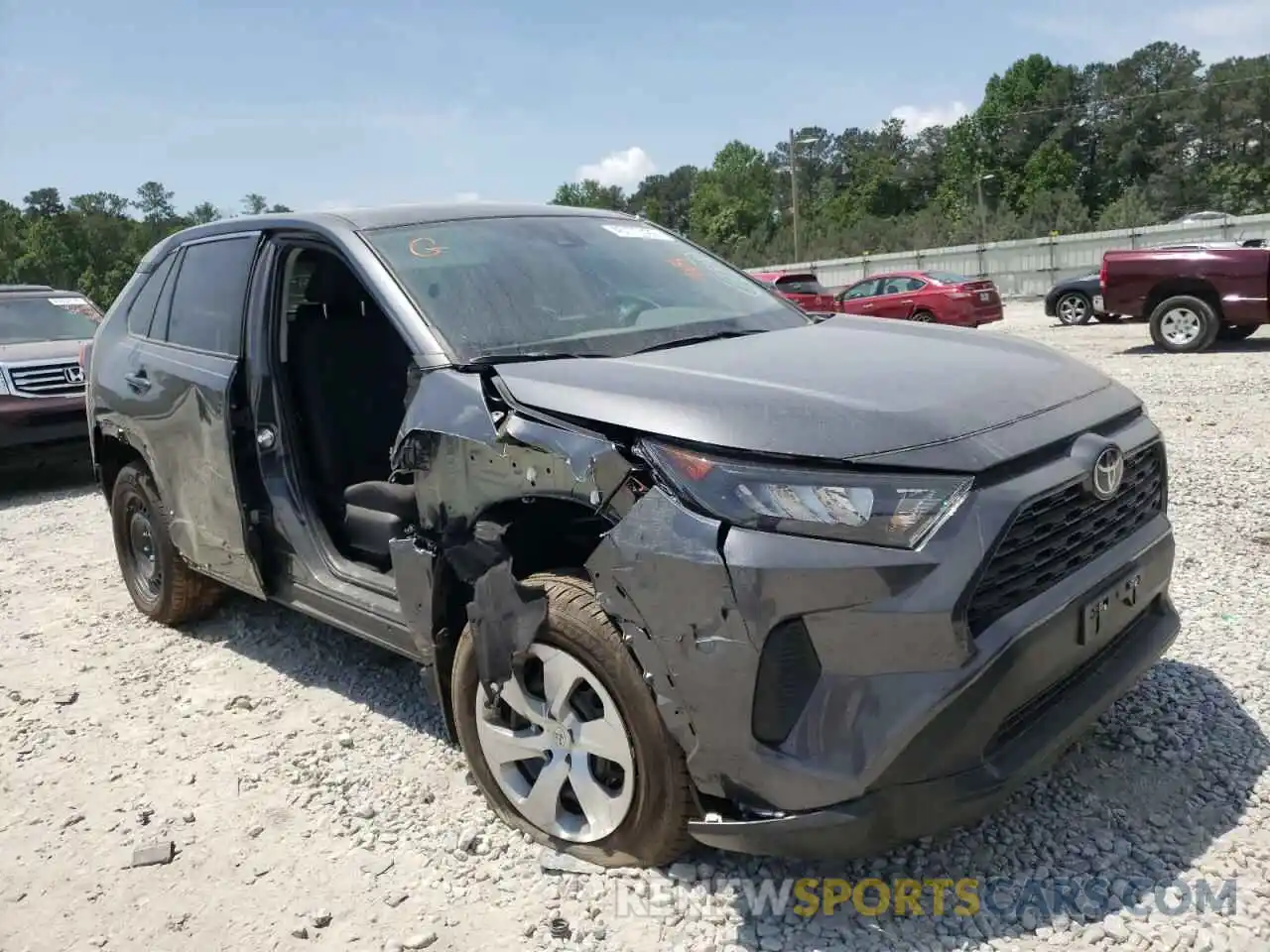 1 Photograph of a damaged car 2T3H1RFVXNC176727 TOYOTA RAV4 2022