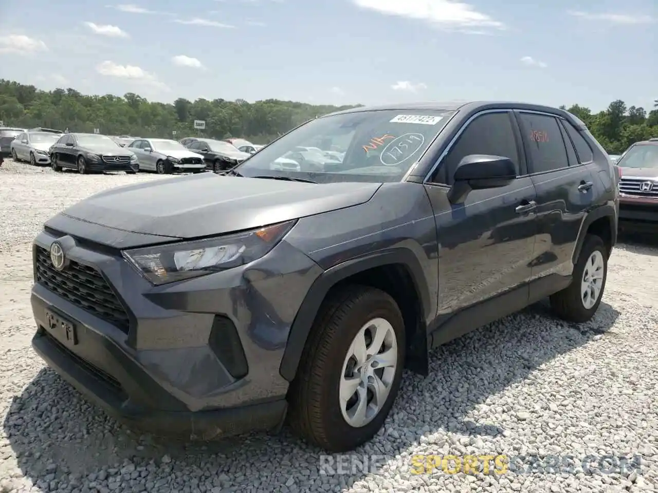 2 Photograph of a damaged car 2T3H1RFVXNC176727 TOYOTA RAV4 2022