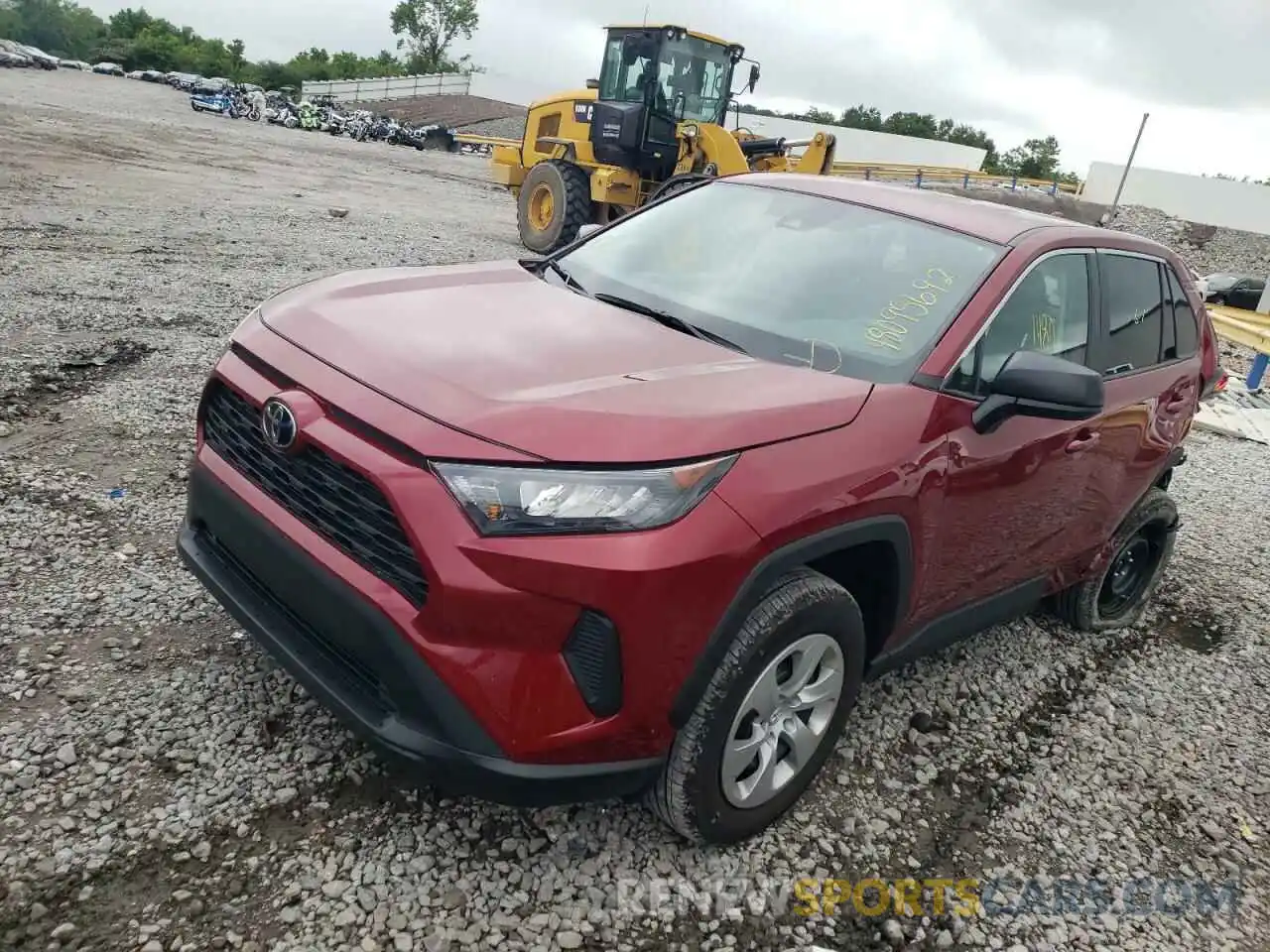 2 Photograph of a damaged car 2T3H1RFVXNW197317 TOYOTA RAV4 2022