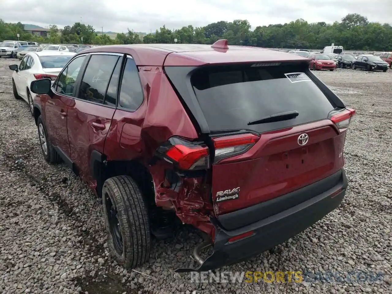 3 Photograph of a damaged car 2T3H1RFVXNW197317 TOYOTA RAV4 2022