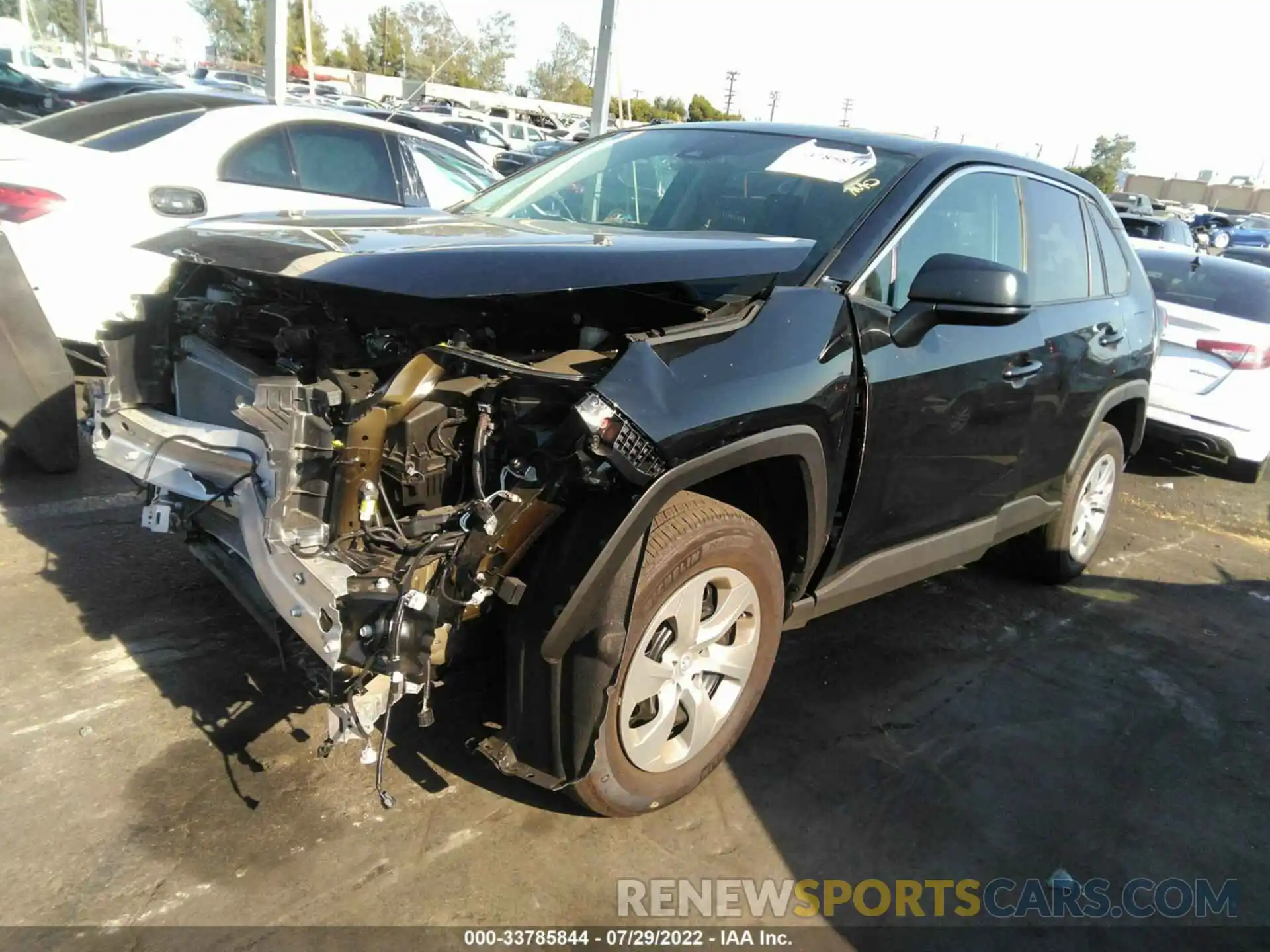 2 Photograph of a damaged car 2T3H1RFVXNW199083 TOYOTA RAV4 2022