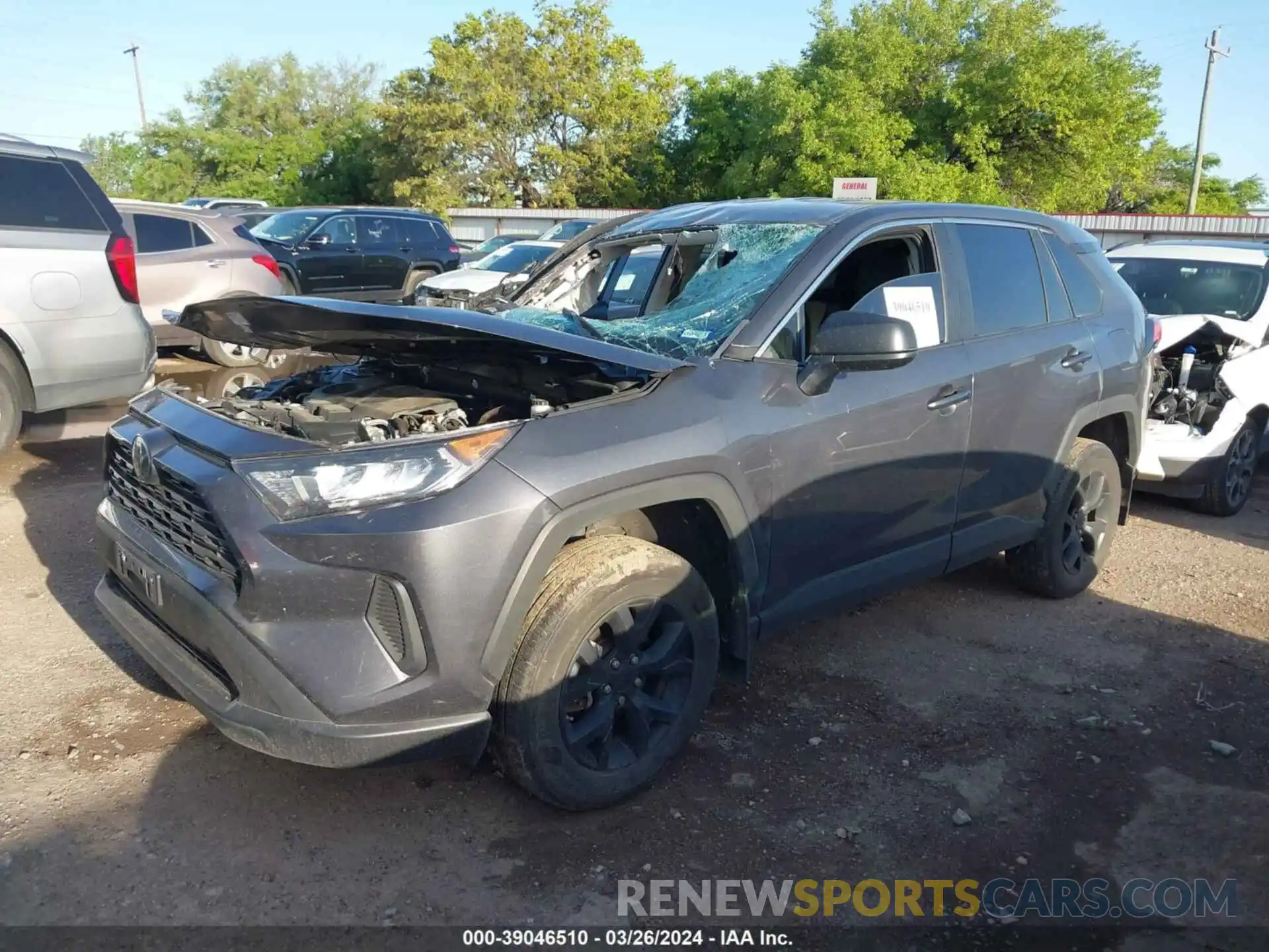 2 Photograph of a damaged car 2T3H1RFVXNW225102 TOYOTA RAV4 2022