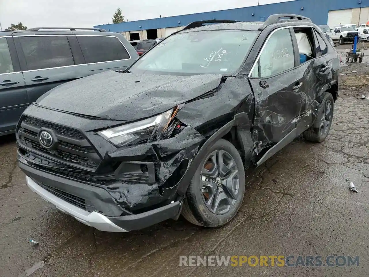 2 Photograph of a damaged car 2T3J1RFV1NW283858 TOYOTA RAV4 2022