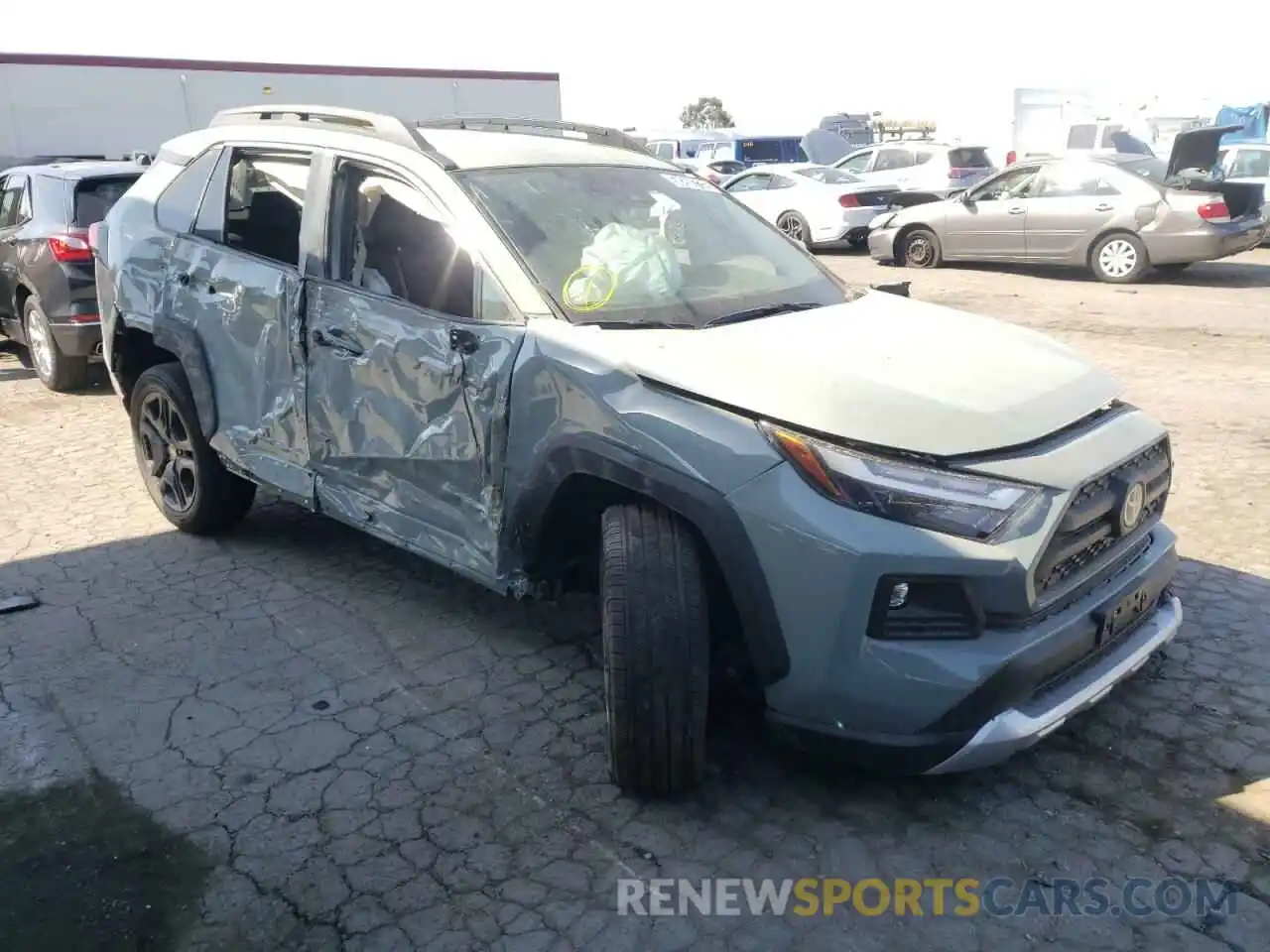 1 Photograph of a damaged car 2T3J1RFV2NW263795 TOYOTA RAV4 2022