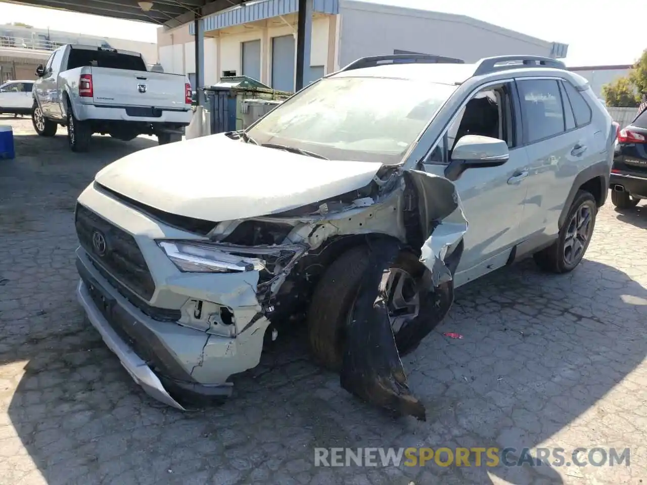 2 Photograph of a damaged car 2T3J1RFV2NW263795 TOYOTA RAV4 2022