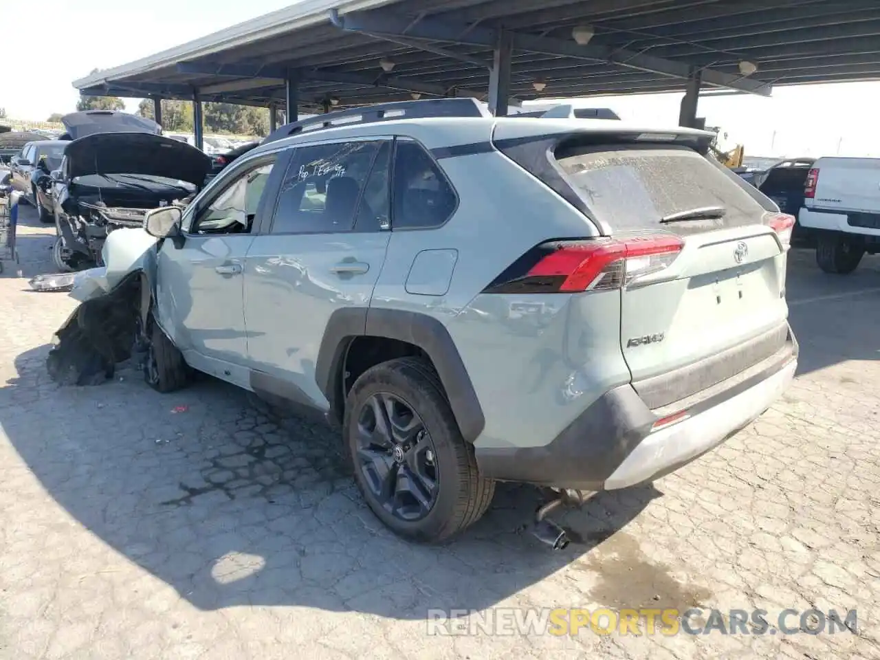 3 Фотография поврежденного автомобиля 2T3J1RFV2NW263795 TOYOTA RAV4 2022