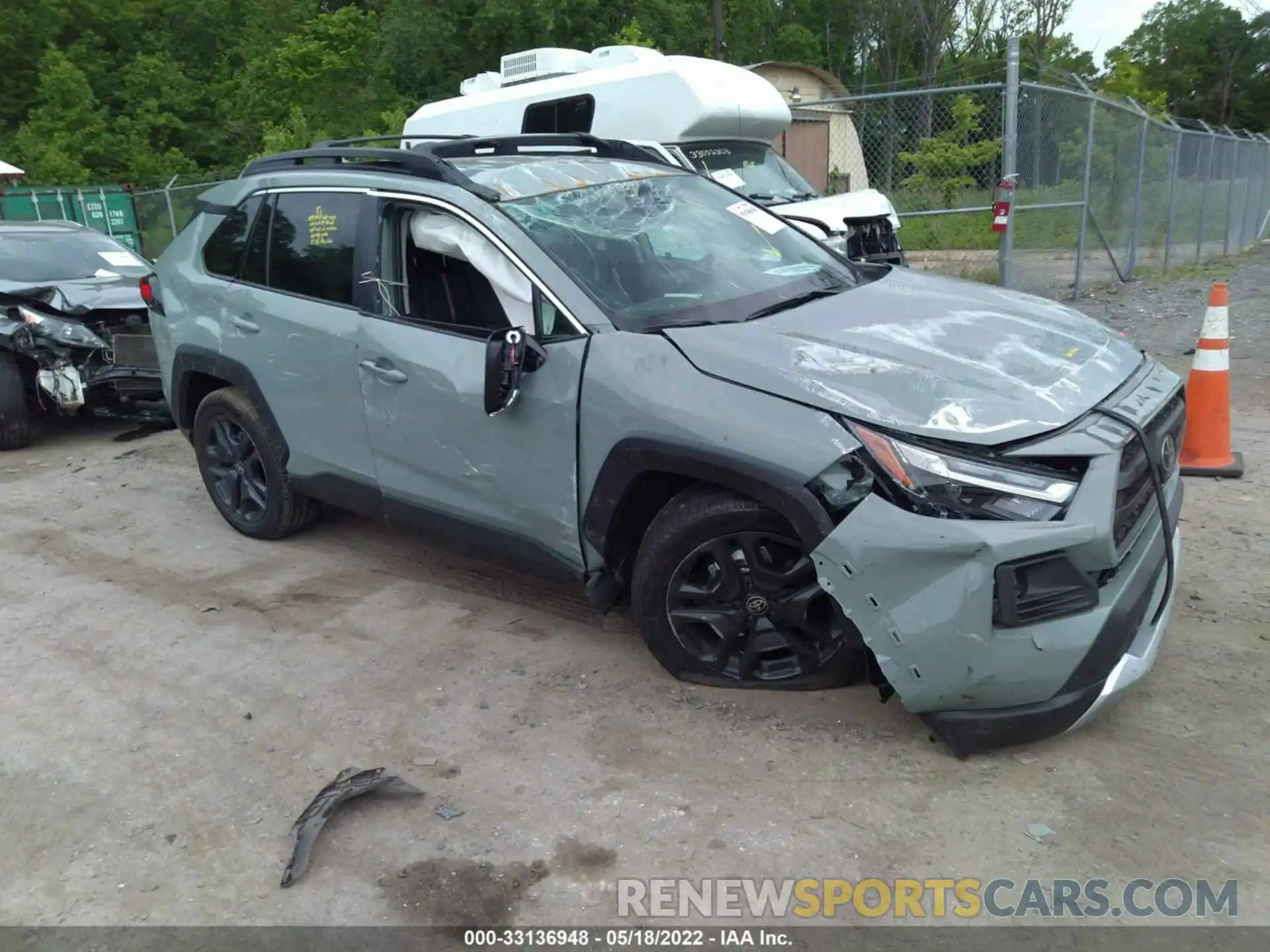 1 Photograph of a damaged car 2T3J1RFV6NW269387 TOYOTA RAV4 2022