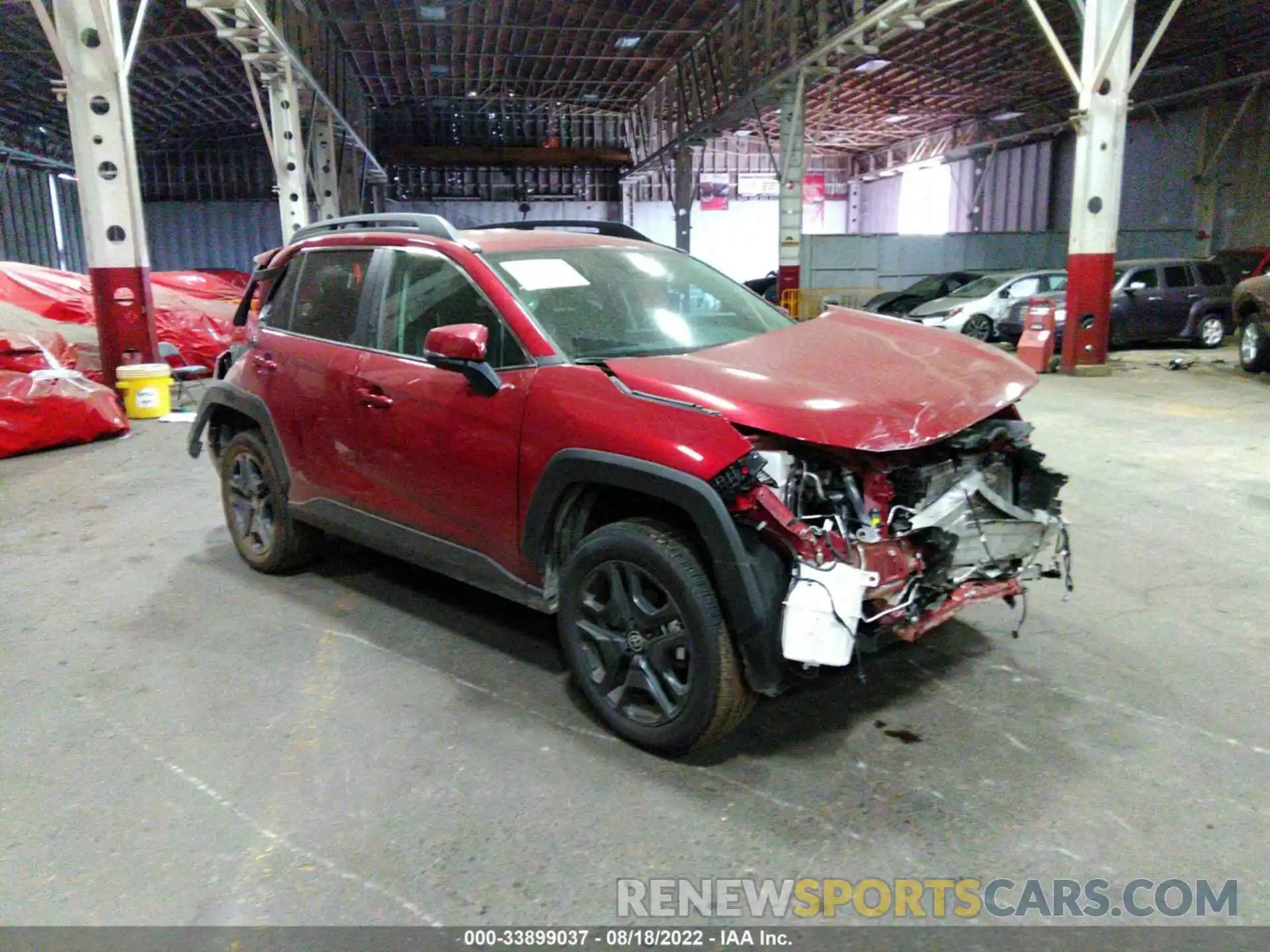 1 Photograph of a damaged car 2T3J1RFV6NW270278 TOYOTA RAV4 2022