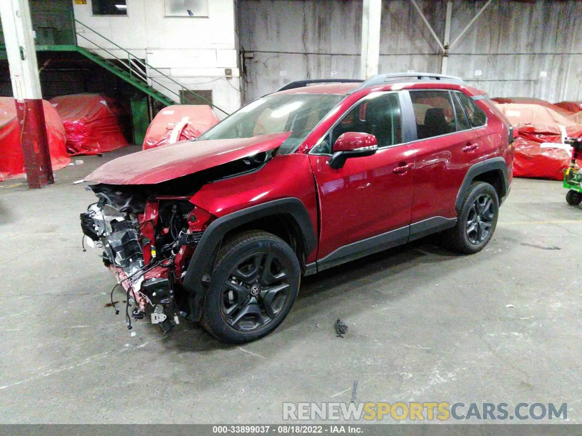 2 Photograph of a damaged car 2T3J1RFV6NW270278 TOYOTA RAV4 2022