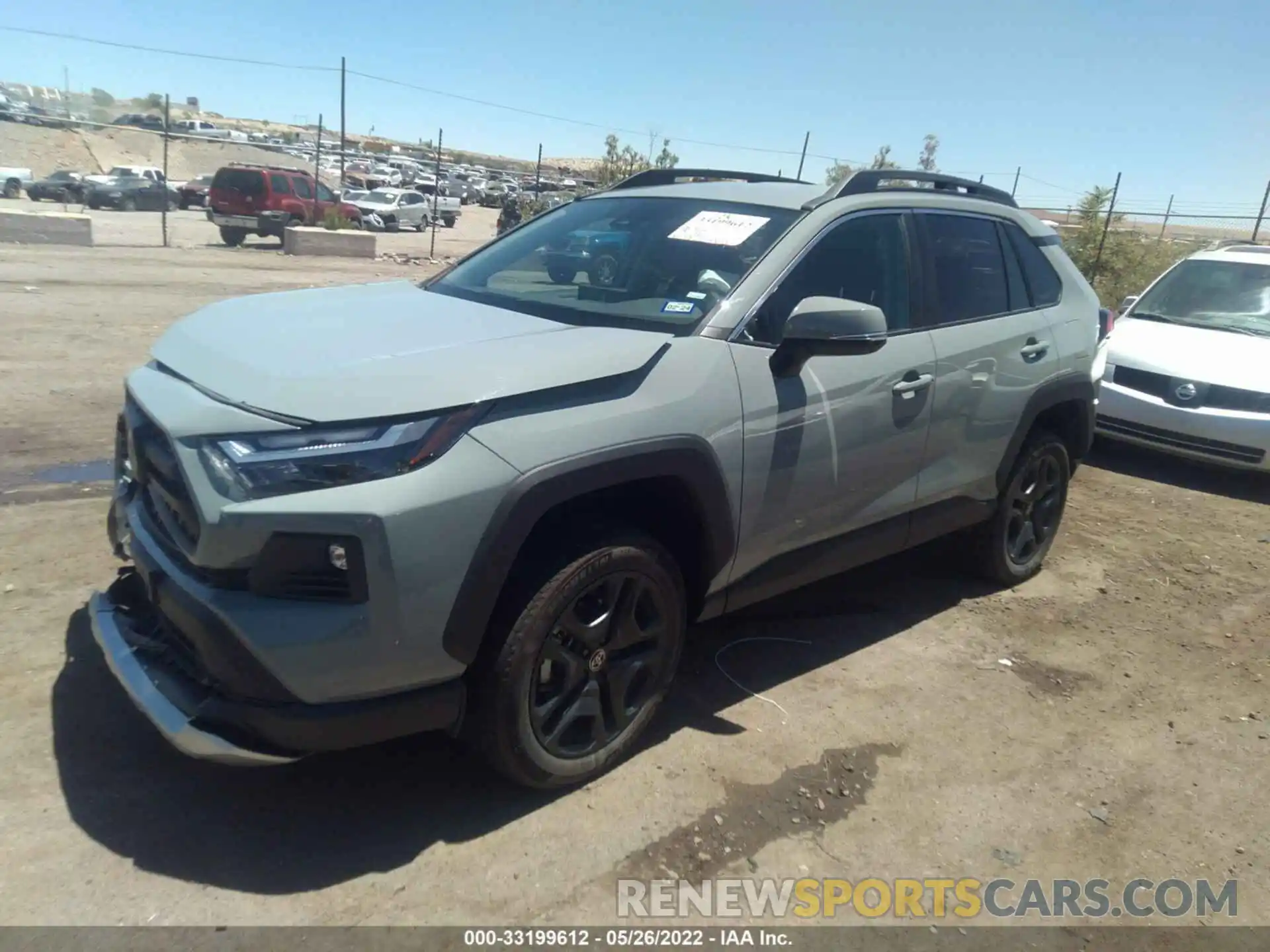 2 Photograph of a damaged car 2T3J1RFV9NW255760 TOYOTA RAV4 2022